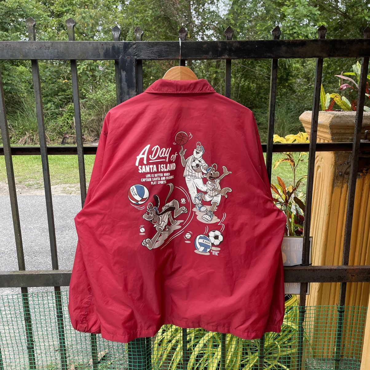 Japanese Brand × Vintage 🔥Vintage Captain Santa Big Logo Coach Light Jacket Size US XL / EU 56 / 4 - 1 Thumbnail