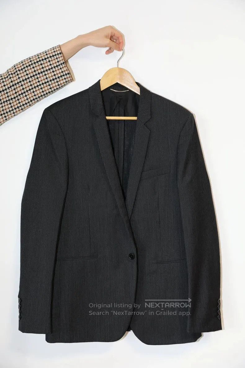 Saint Laurent Paris Saint Laurent Wool Mohair Blazer. Size US L / EU 52-54 / 3 - 1 Thumbnail