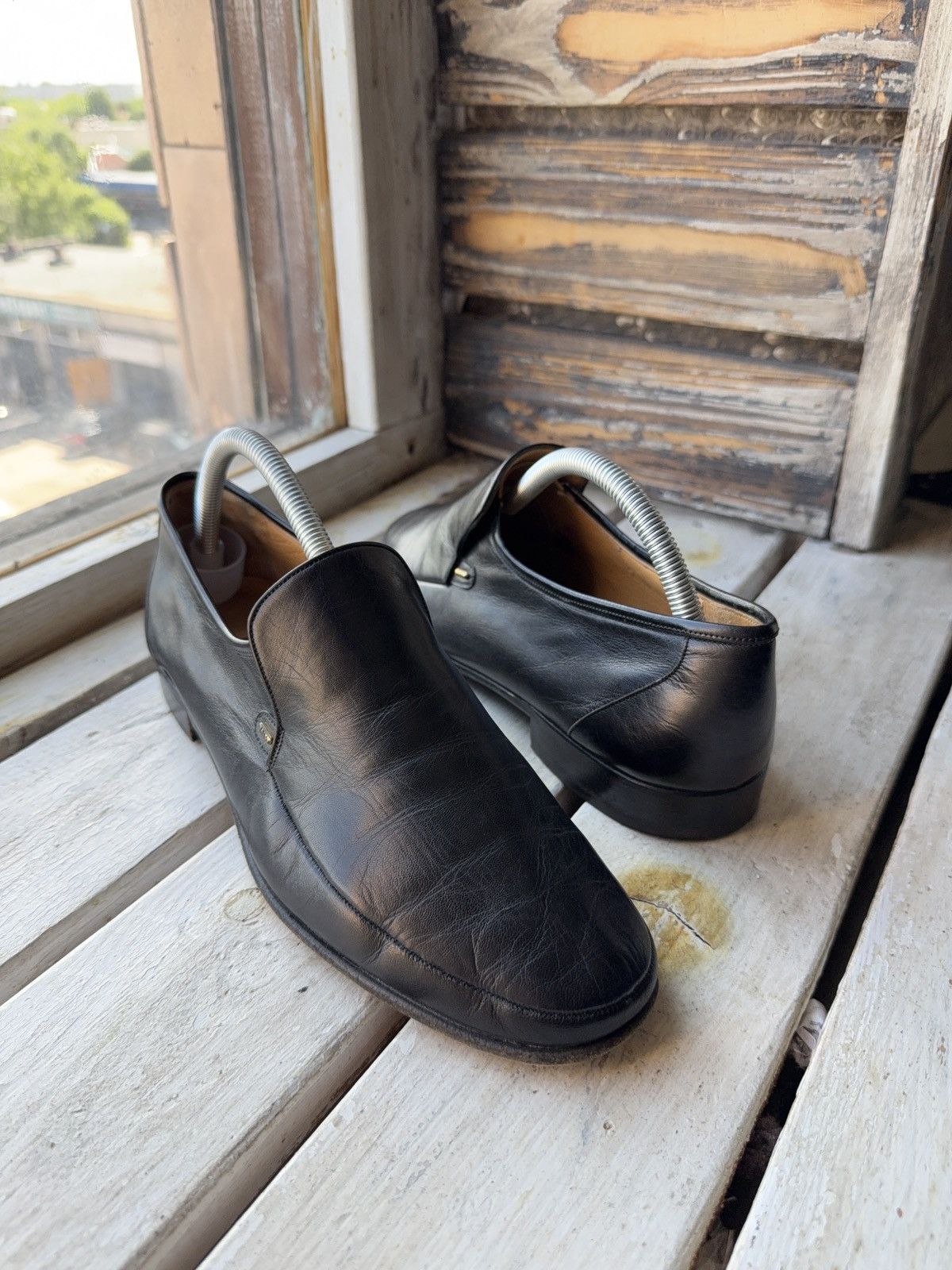 Bally Bally Black Leather Loafers Made in Switzerland 9.5 US  display picture 2
