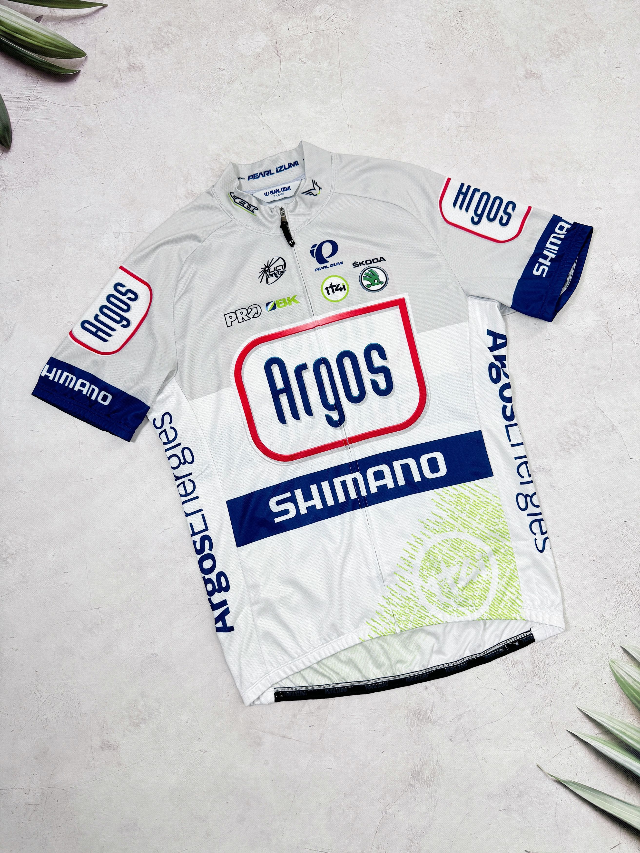 PEARL iZUMi Pearl Izumi Cycling Jersey Team Argos-Shimano 2013 Size US L / EU 52-54 / 3 - 5 Thumbnail