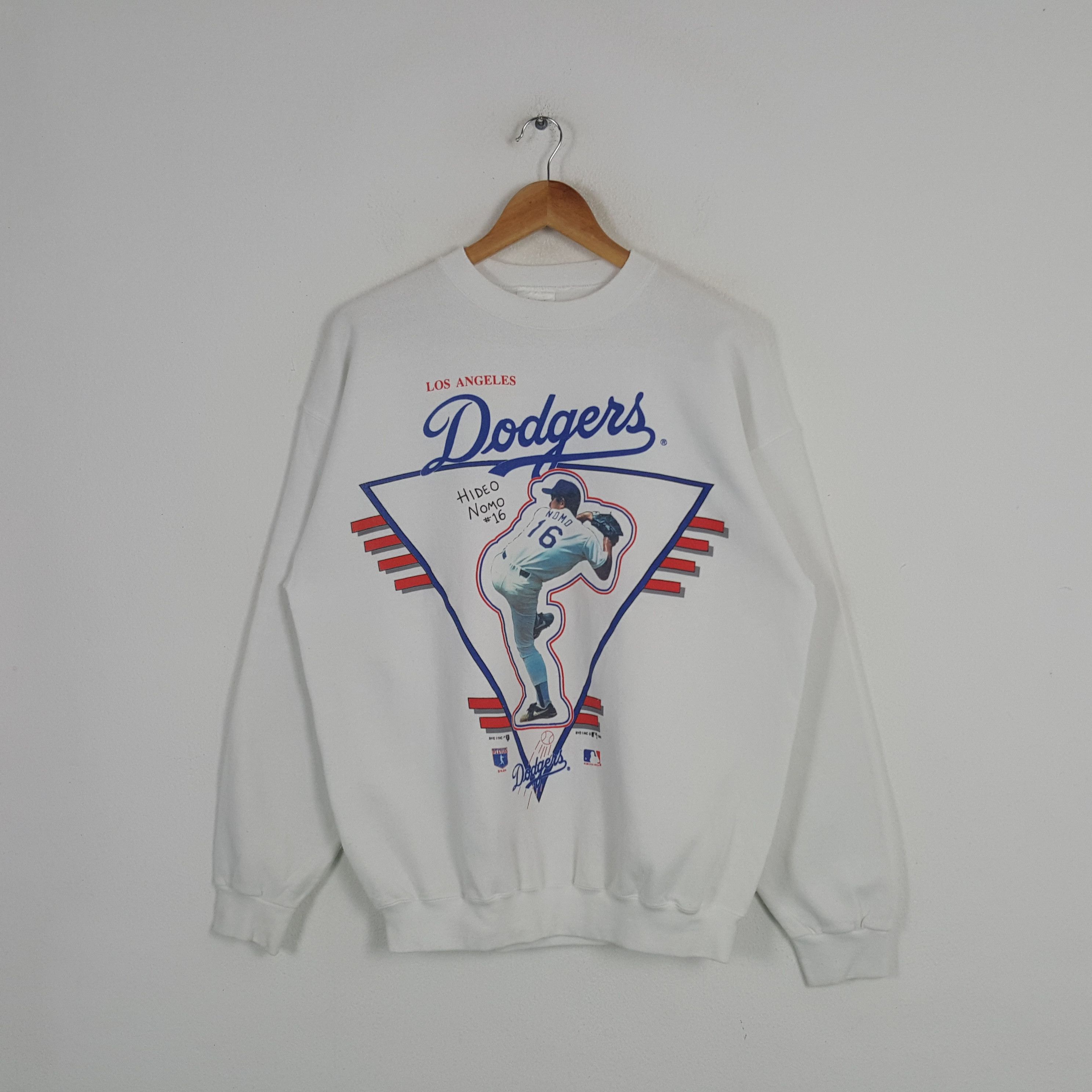 MLB × Vintage Vintage Los Angeles Dodgers Baseball Teams 90's Sweatshirt Size US L / EU 52-54 / 3 - 1 Thumbnail