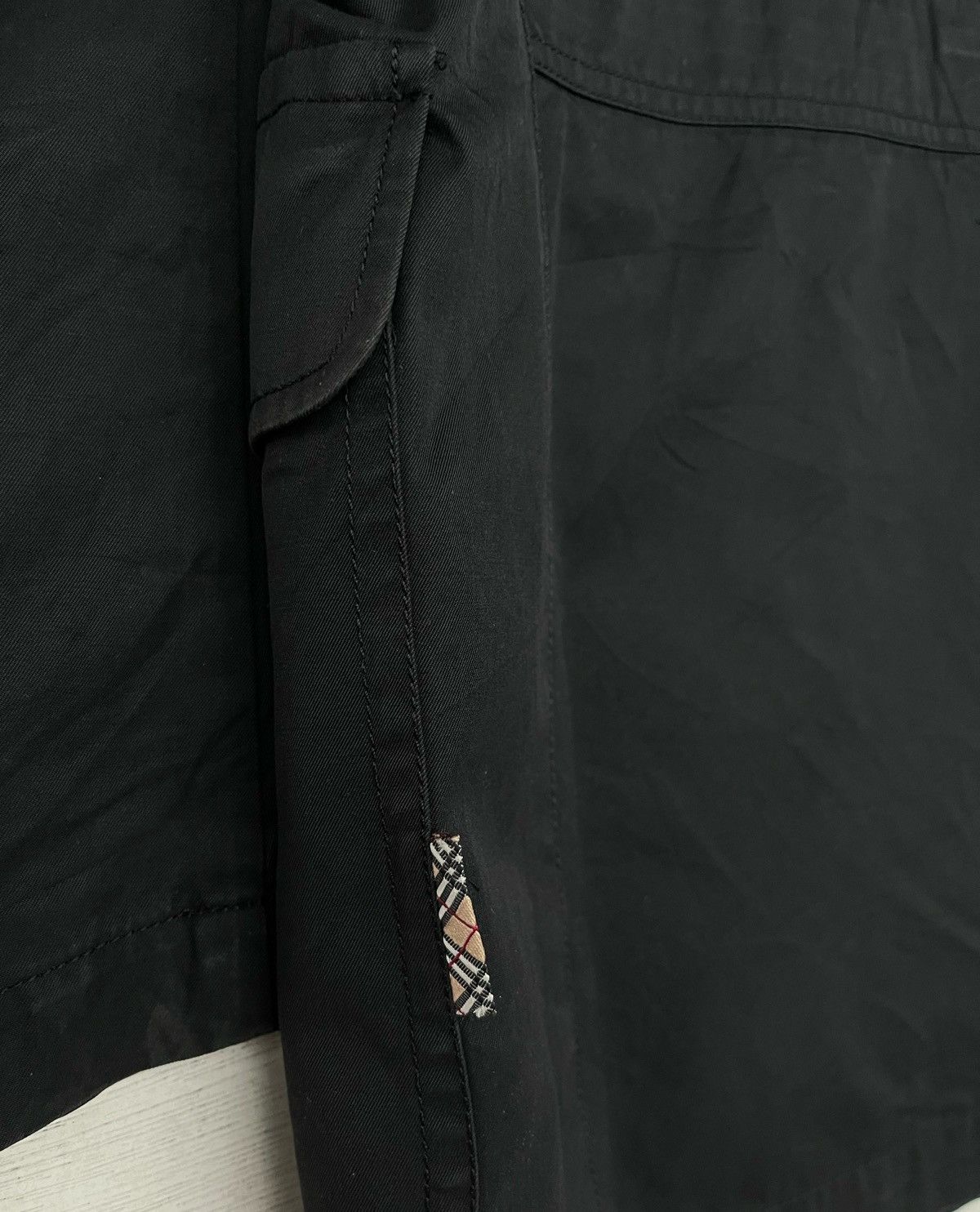 Burberry × Japanese Brand × Vintage Vintage Burberry London Button Up Black Jacket Size US M / EU 48-50 / 2 - 9 Thumbnail