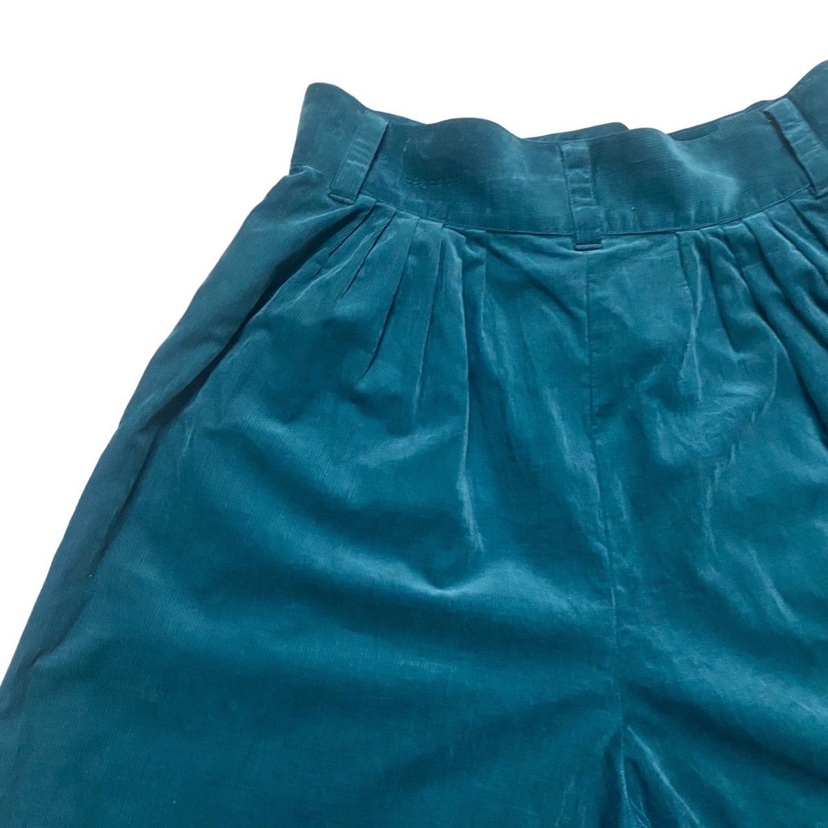 Issey Miyake Sunao kuwahara Velvet Pleated Hakama Pants Cropped Size 30" / US 8 / IT 44 - 8 Thumbnail