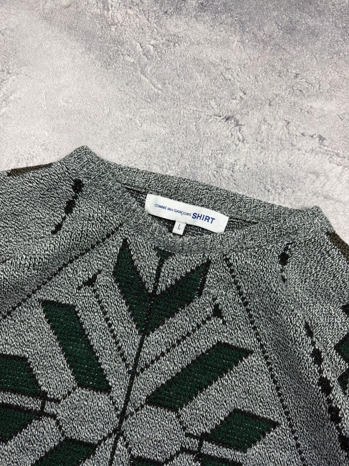Comme des Garcons SHIRT Comme des Garcons SHIRT Sweater Knit Japanese Brand Size US L / EU 52-54 / 3 - 10 Thumbnail