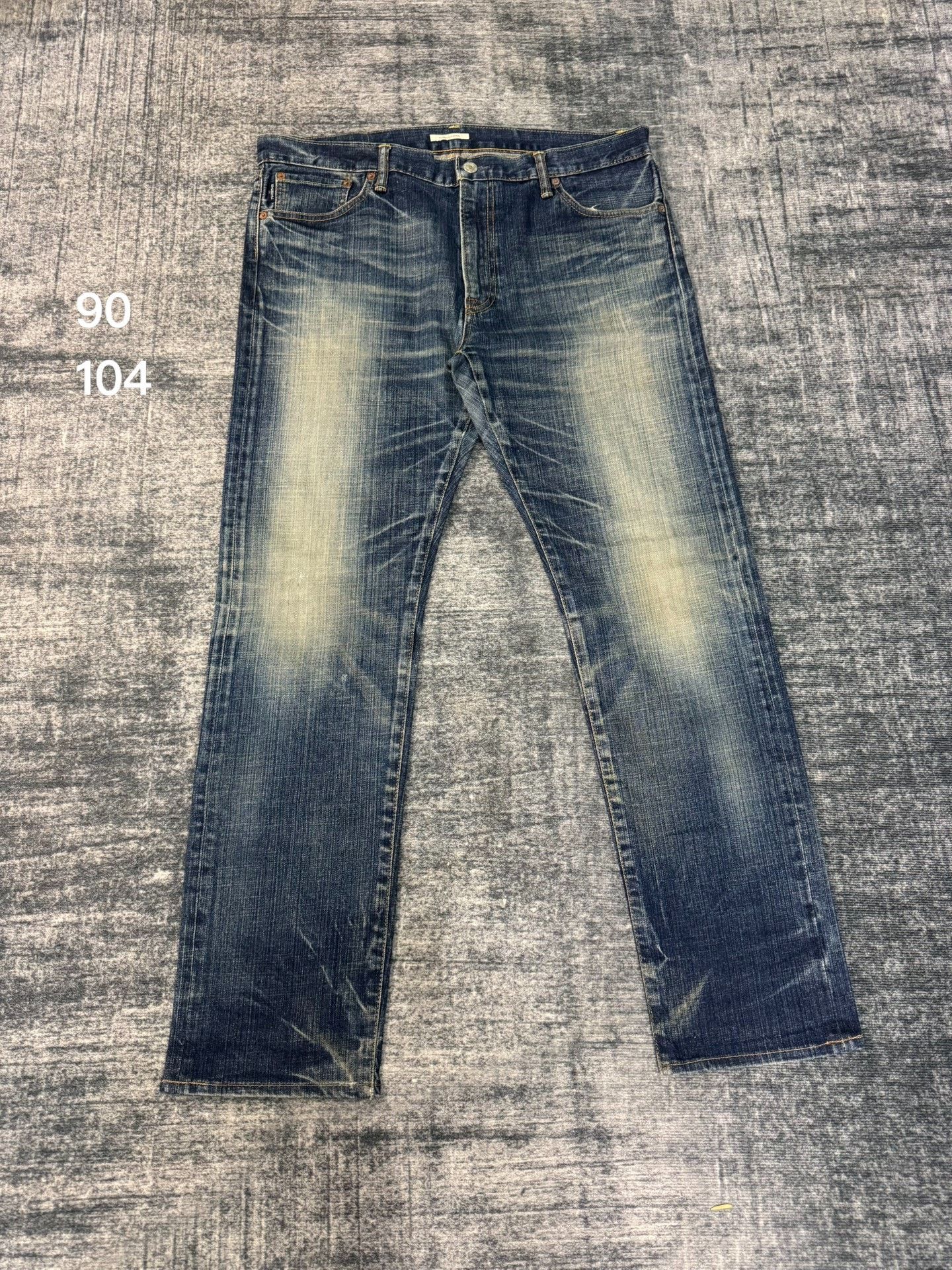 Vintage Vintage ETERNAL 00s Washed Blue Jeans Size US 36 / EU 52 - 1 Thumbnail