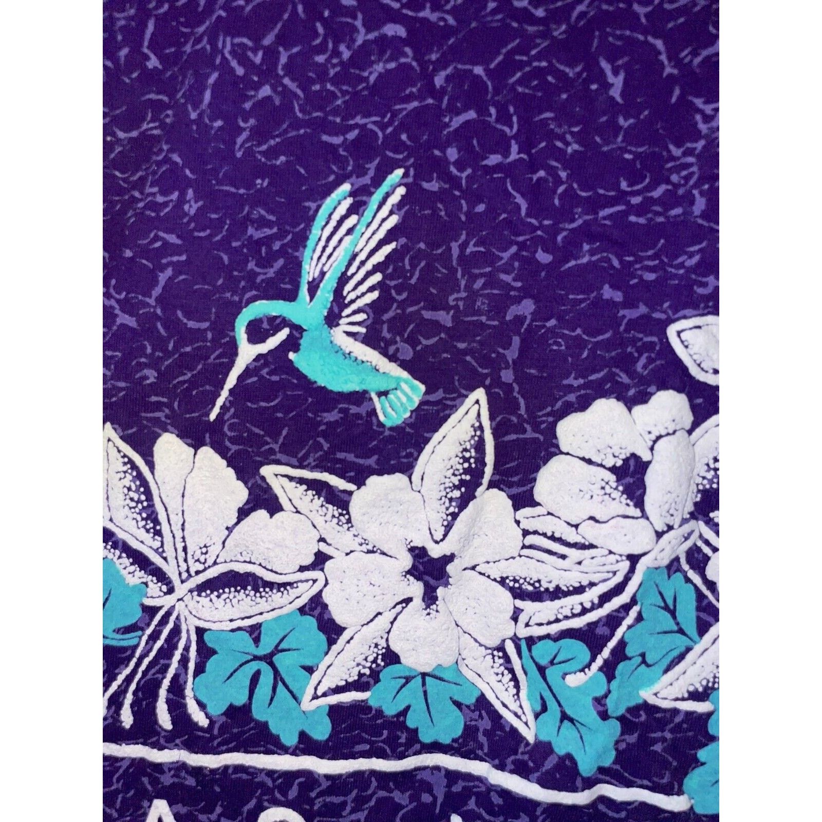 Jerzees Vintage Las Vegas Shirt Hummingbird Purple Tee 90s VTG M Size US M / EU 48-50 / 2 - 4 Thumbnail