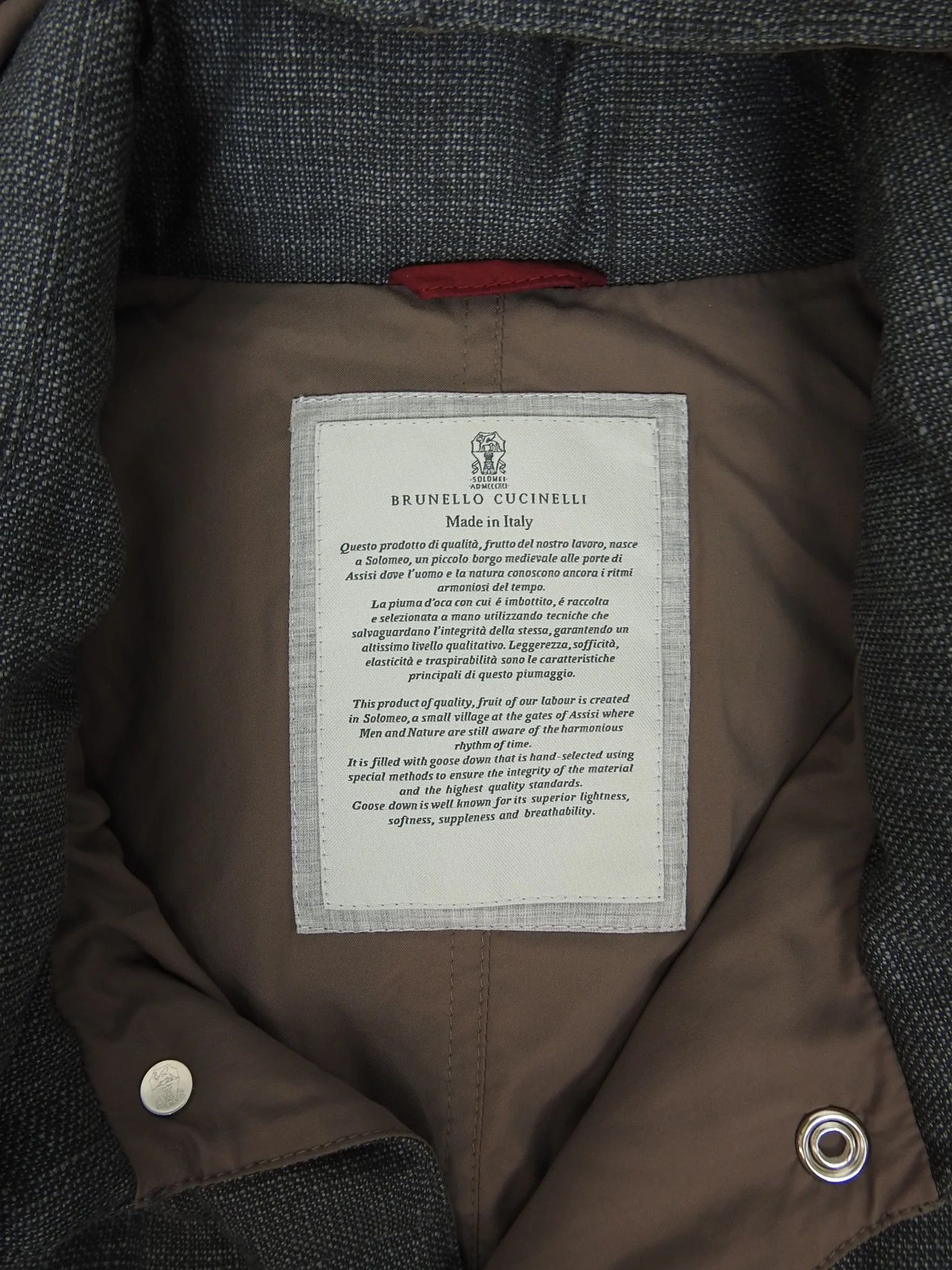 Brunello Cucinelli o1w1db10125 Padded Vest in Dark Grey Size US S / EU 44-46 / 1 - 3 Thumbnail