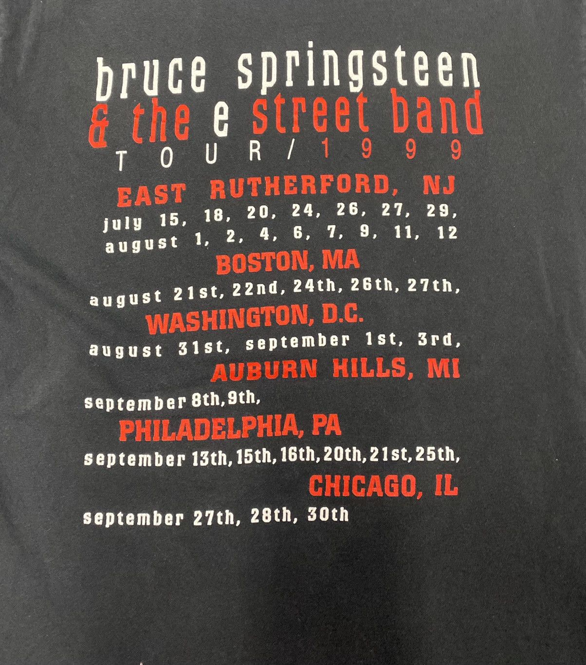 All Sport × Band Tees × Vintage Vintage Crazy Y2K 90’s Springsteen All Sport Band Tee L Size US L / EU 52-54 / 3 - 5 Thumbnail