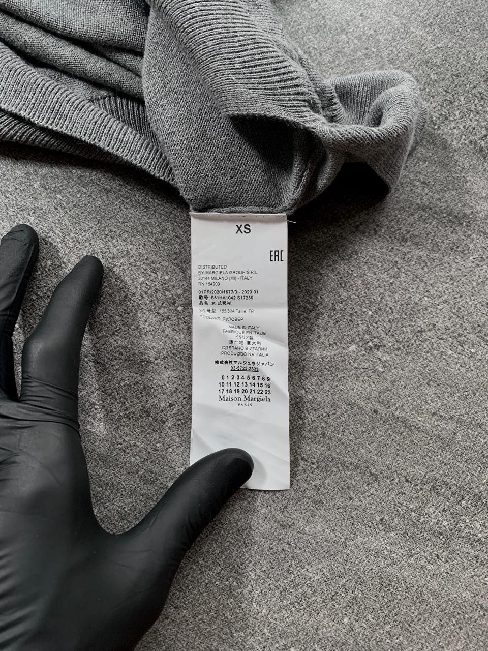 Maison Margiela FREE TAX! Line 4 Cropped Elbow Patch Sweater Size US S / EU 44-46 / 1 - 10 Thumbnail