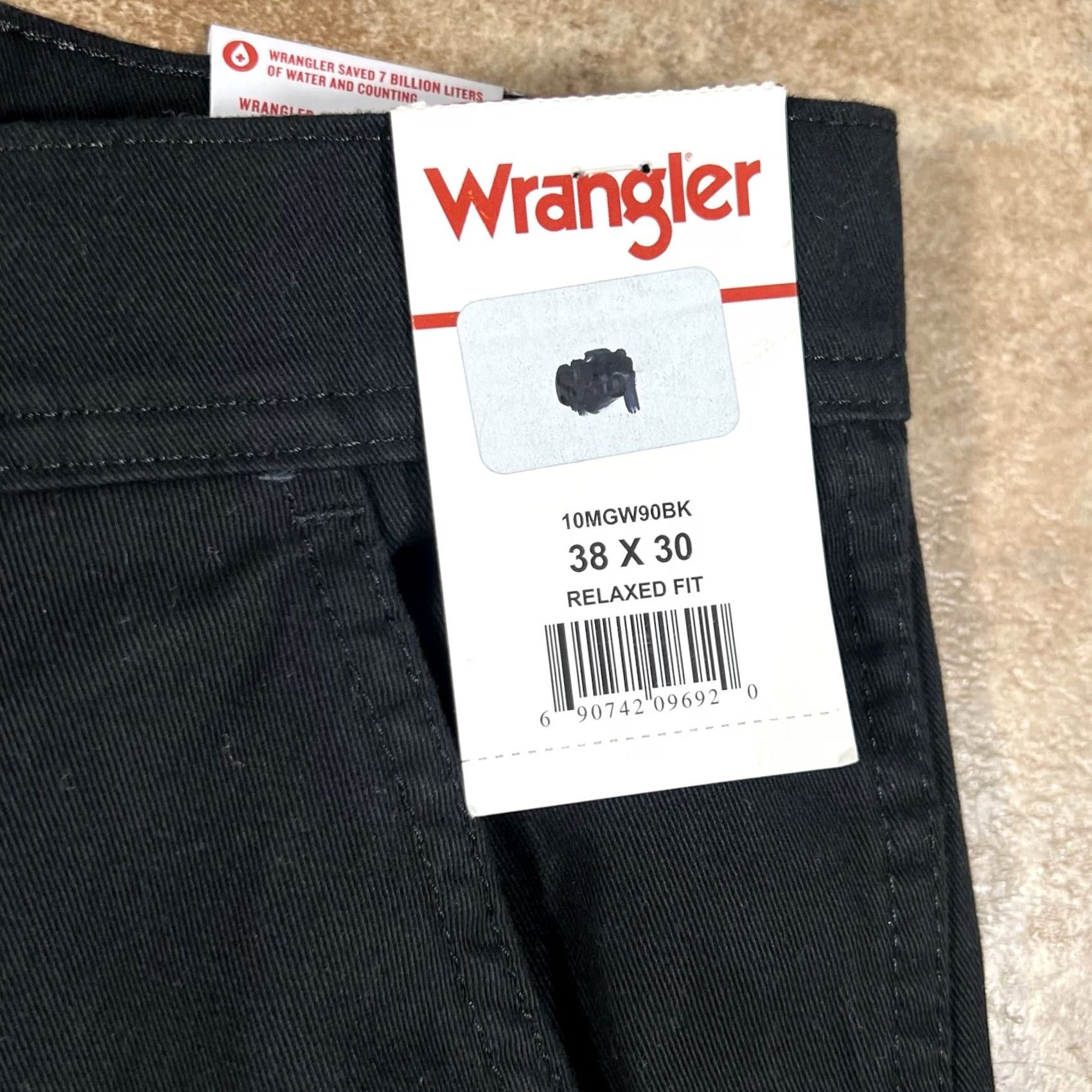 Wrangler Wrangler Pants Cargo Workwear Relaxed Black 38 30 Grunge Mens Baggy Size US 38 / EU 54 - 3 Thumbnail