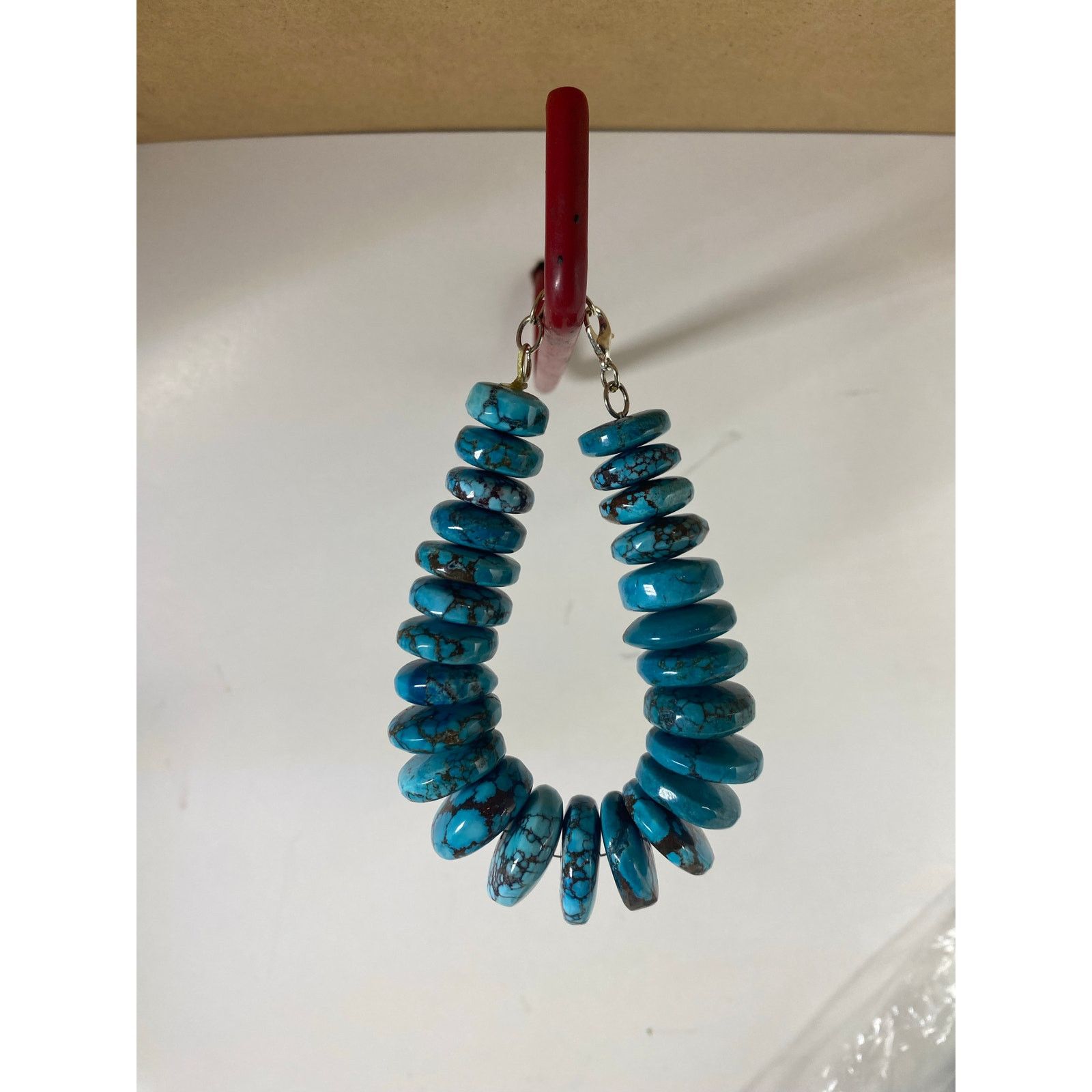 Other Graduated Blue Turquoise NuggetsNecklace and Braclet Size ONE SIZE - 1 Thumbnail