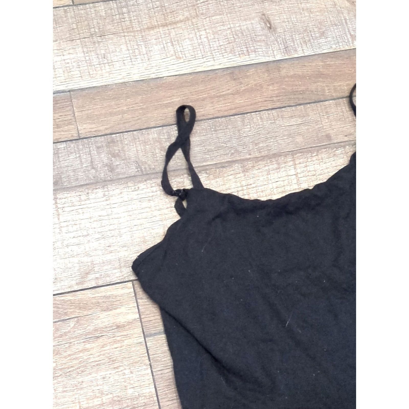 Old Navy Old Navy Jumper Romper One-Piece XL Black Strap Wide Leg Adjustable Sleeveless Casual Womens Size XL / US 12-14 / IT 48-50 - 2 Thumbnail