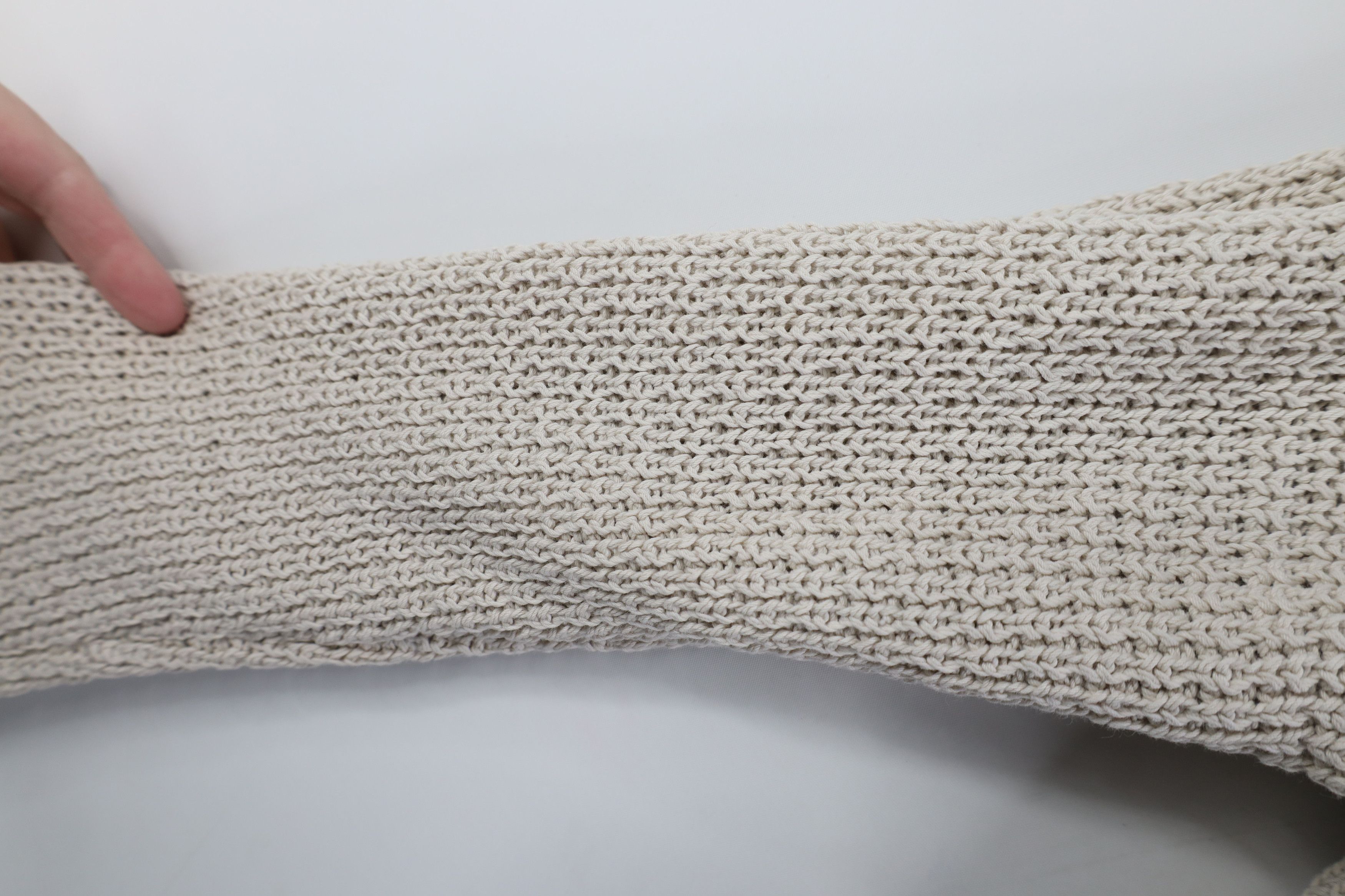Gap Vintage 90s Y2K Gap Knit Crewneck Sweater Beige Cotton Size M / US 6-8 / IT 42-44 - 6 Thumbnail