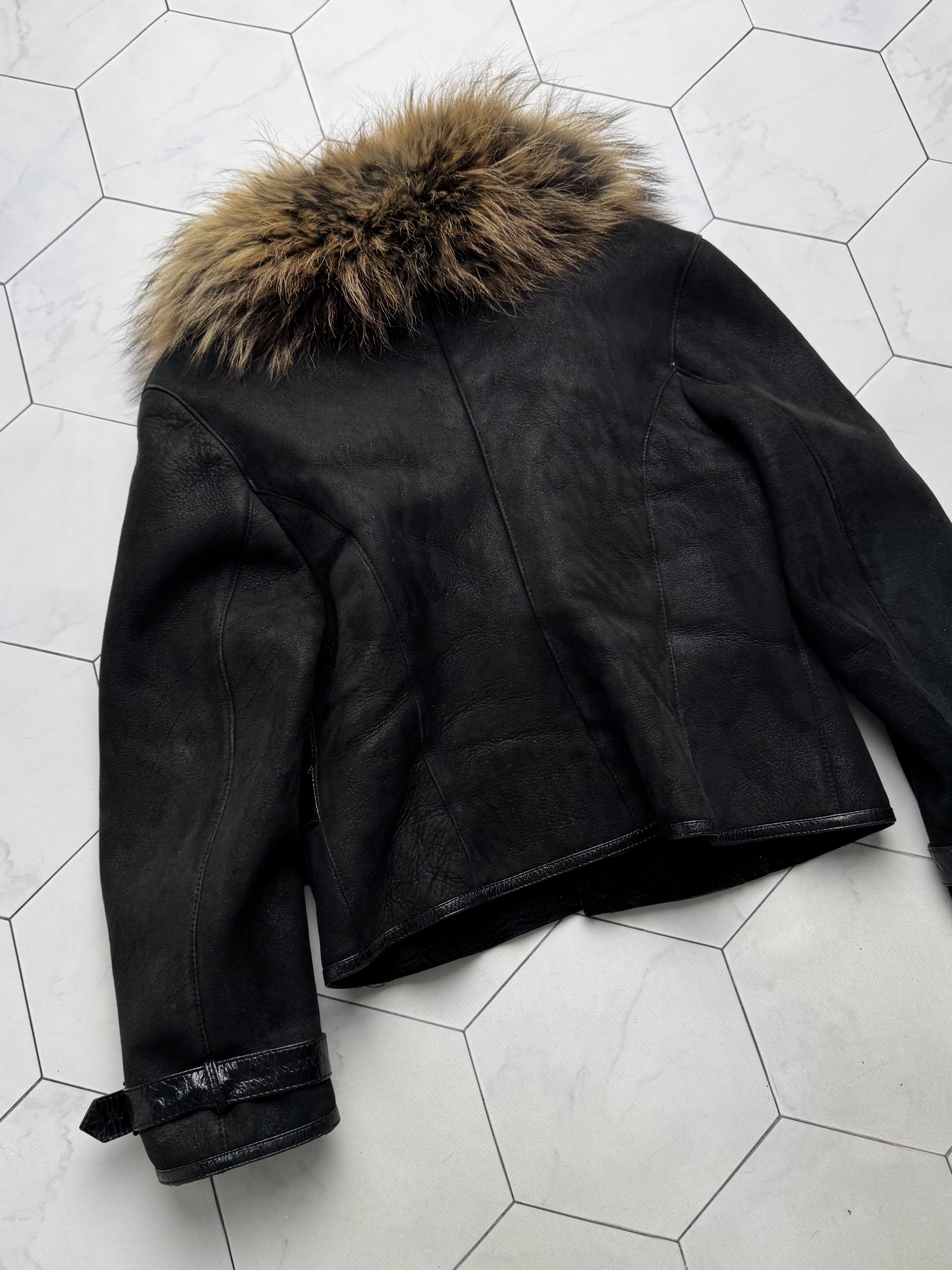 Vintage Vintage Cropped Real Sheepskin Jacket (B550)E2D15 Size L / US 10 / IT 46 - 15 Thumbnail