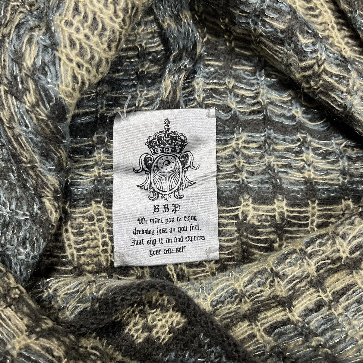 Le Grande Bleu (L.G.B.) BBP fringe knit outer cardigan vkei grunge style Size US L / EU 52-54 / 3 - 11 Thumbnail