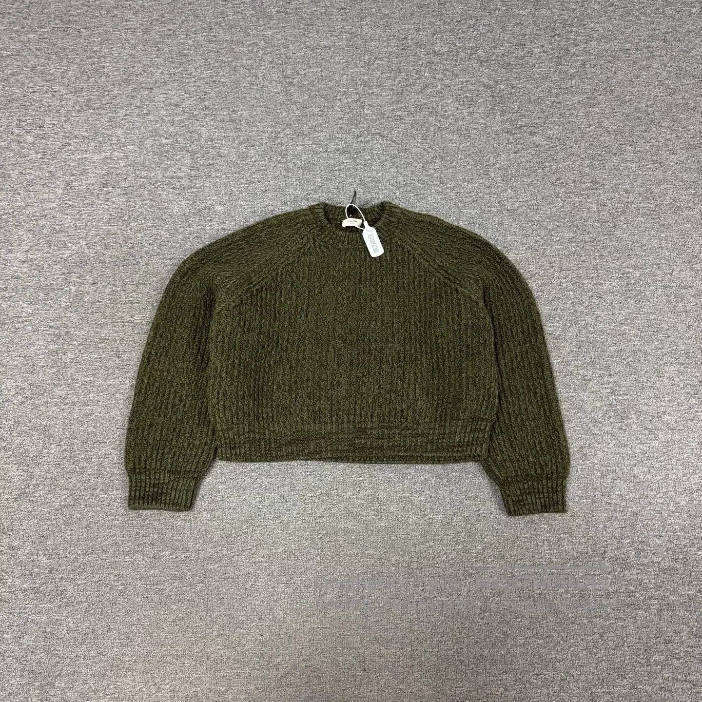 Celine CELINE Leather-padded camel fur sweater| Size XS / US 0-2 / IT 36-38 - 1 Thumbnail