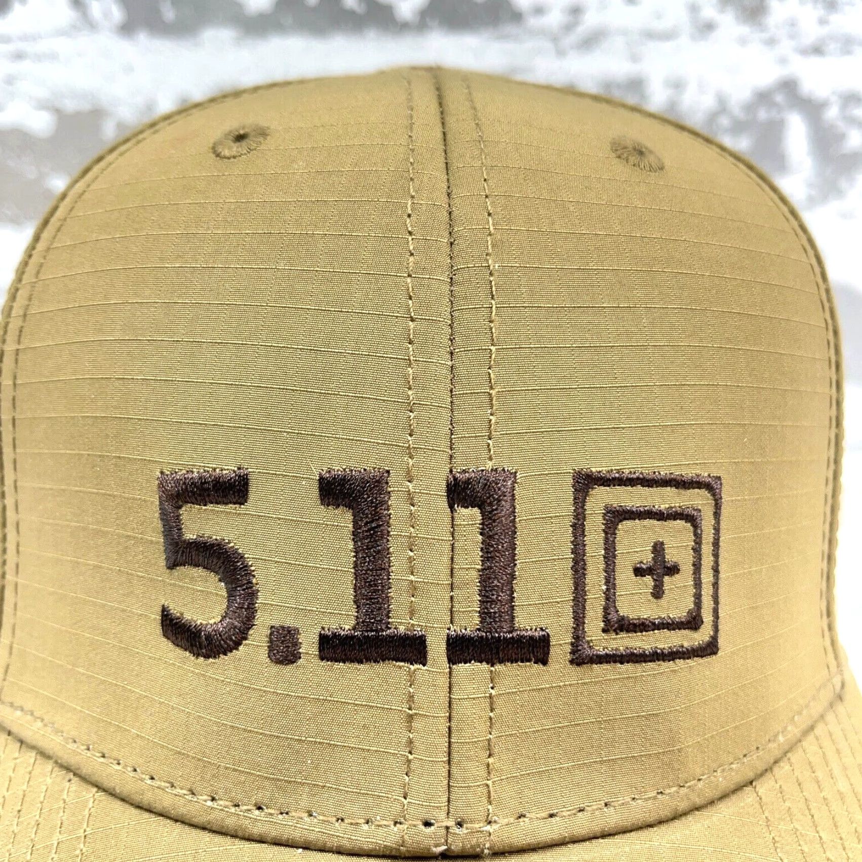 Vintage 5.11 Tactical Hat Cap Snapback Brown Tan Ripstop Performance Adult One Size Mens Brown Hat Snapback 5.11 Tactical Cap Size ONE SIZE - 2 Thumbnail