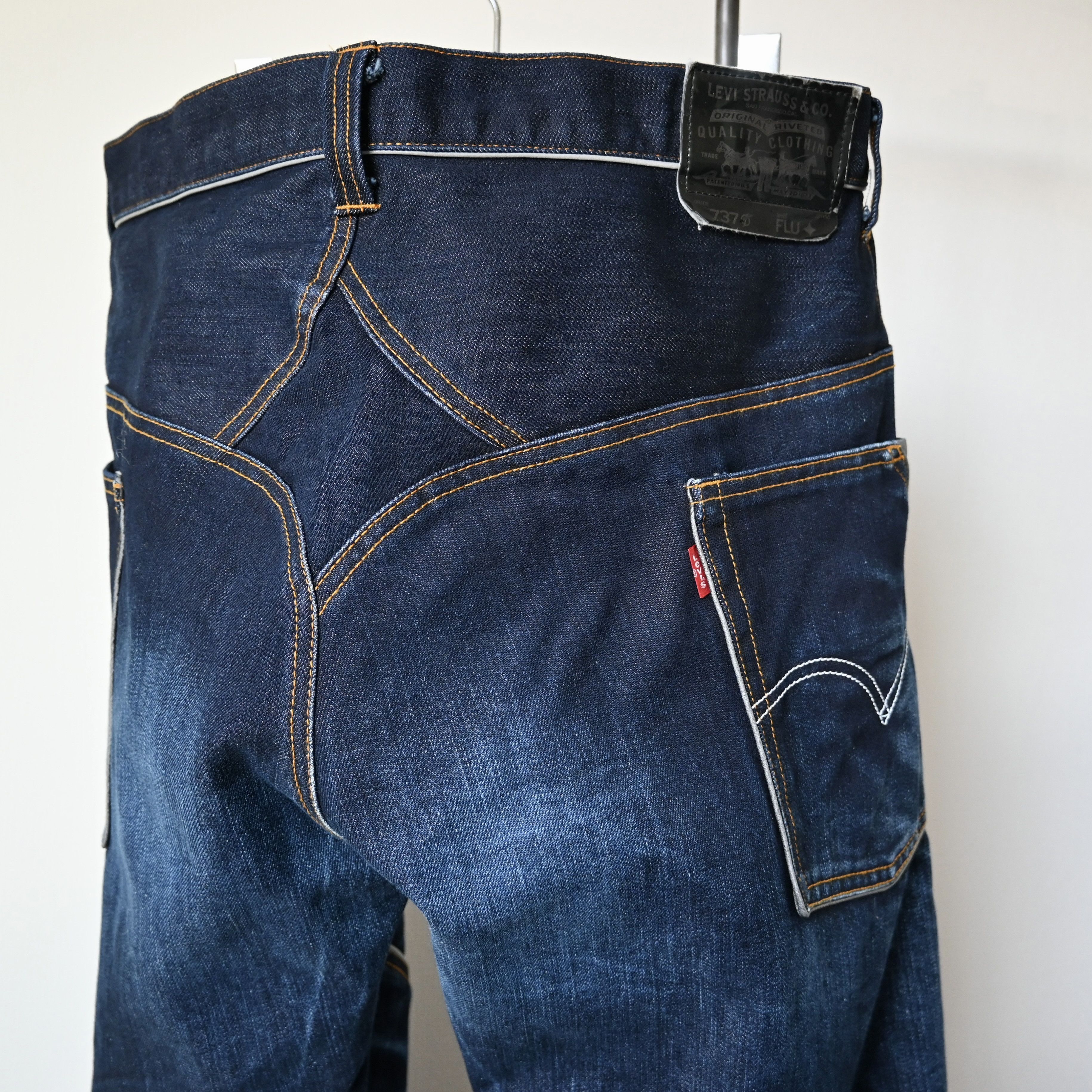 Levi's 2007 Levi's FLU 737⌀ reflective trim jeans, made in Japan Size US 34 / EU 50 - 3 Thumbnail