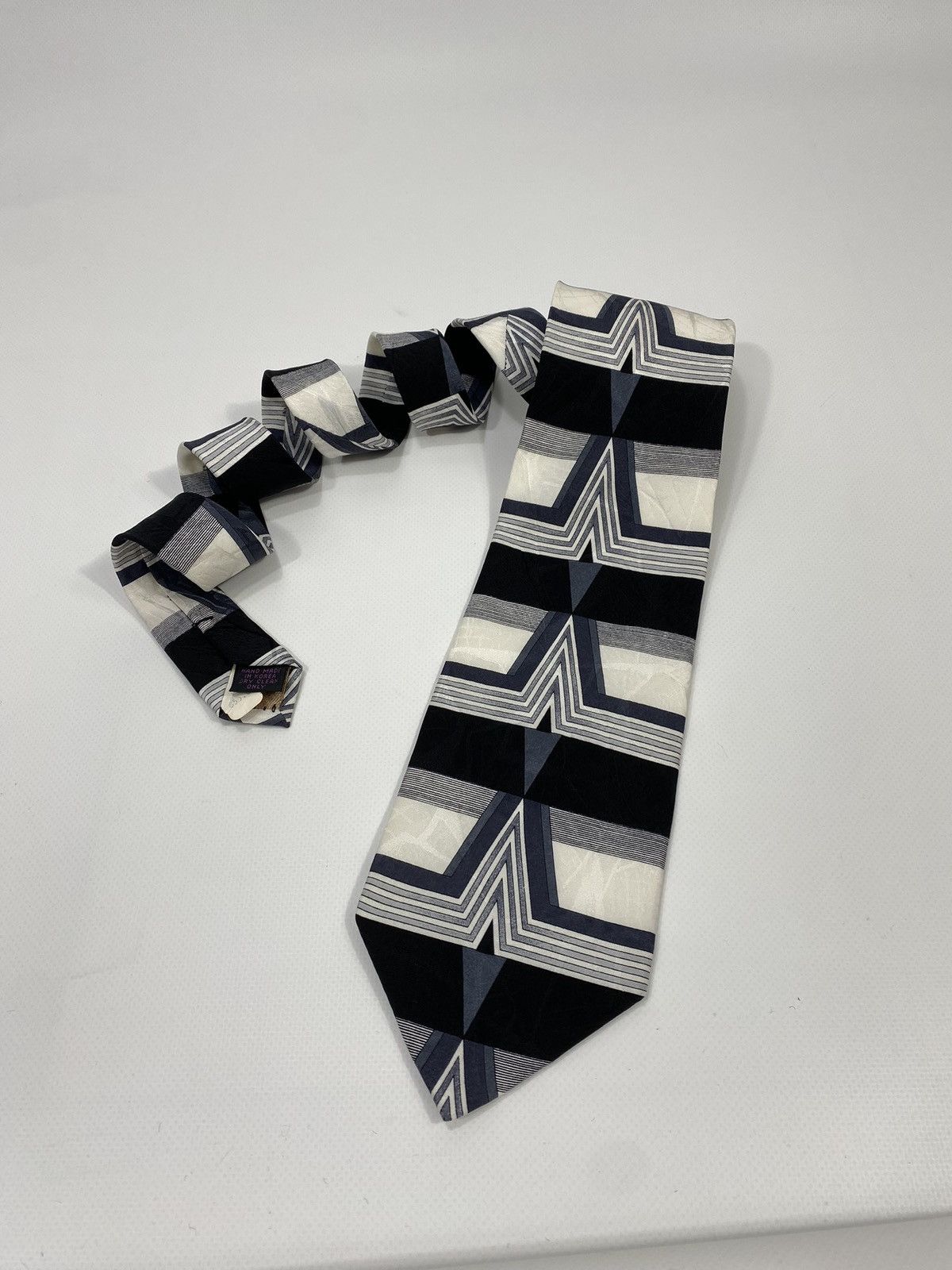 Pierre Balmain 🔥LASTDROP🔥 80s Pierre Balmain Couture Made In Korea Silk Tie Size ONE SIZE - 14 Thumbnail