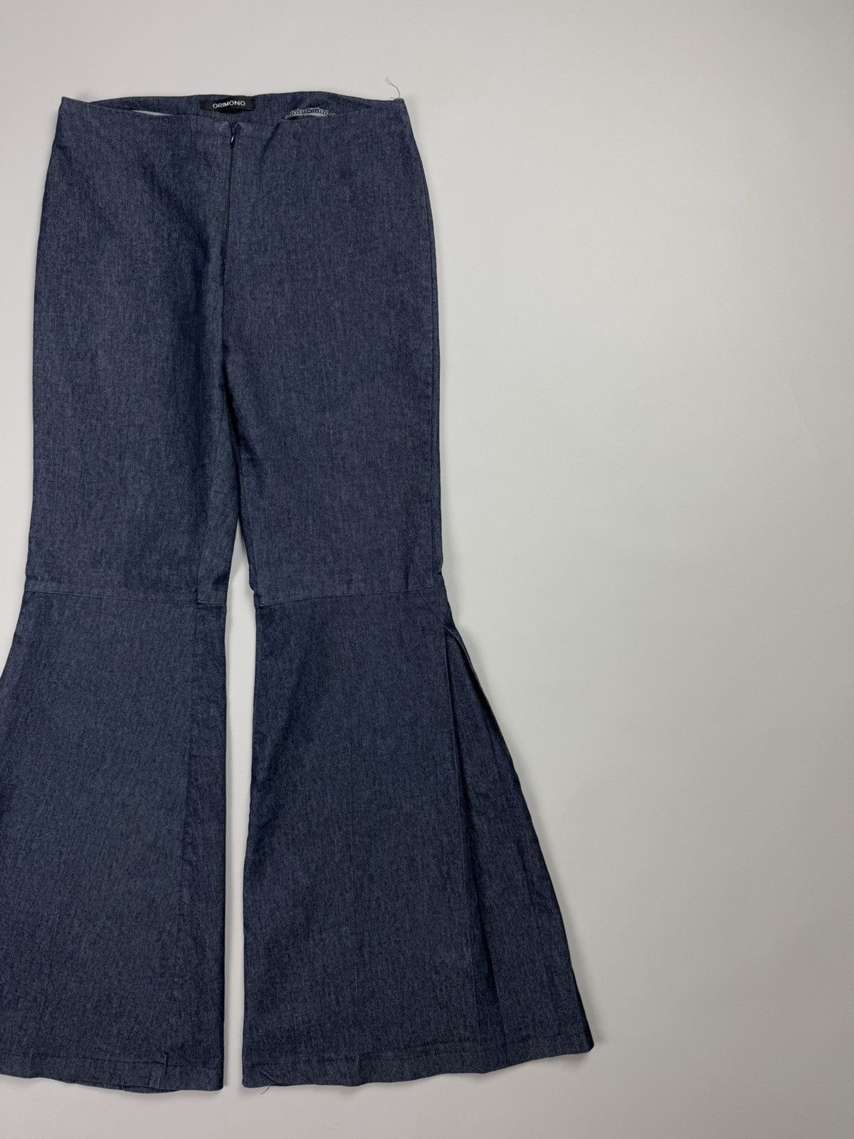 Japanese Brand Orimono Ladies Japanese Flared Low Rise Y2K Jeans Pants Size 32" / US 10 / IT 46 - 3 Thumbnail