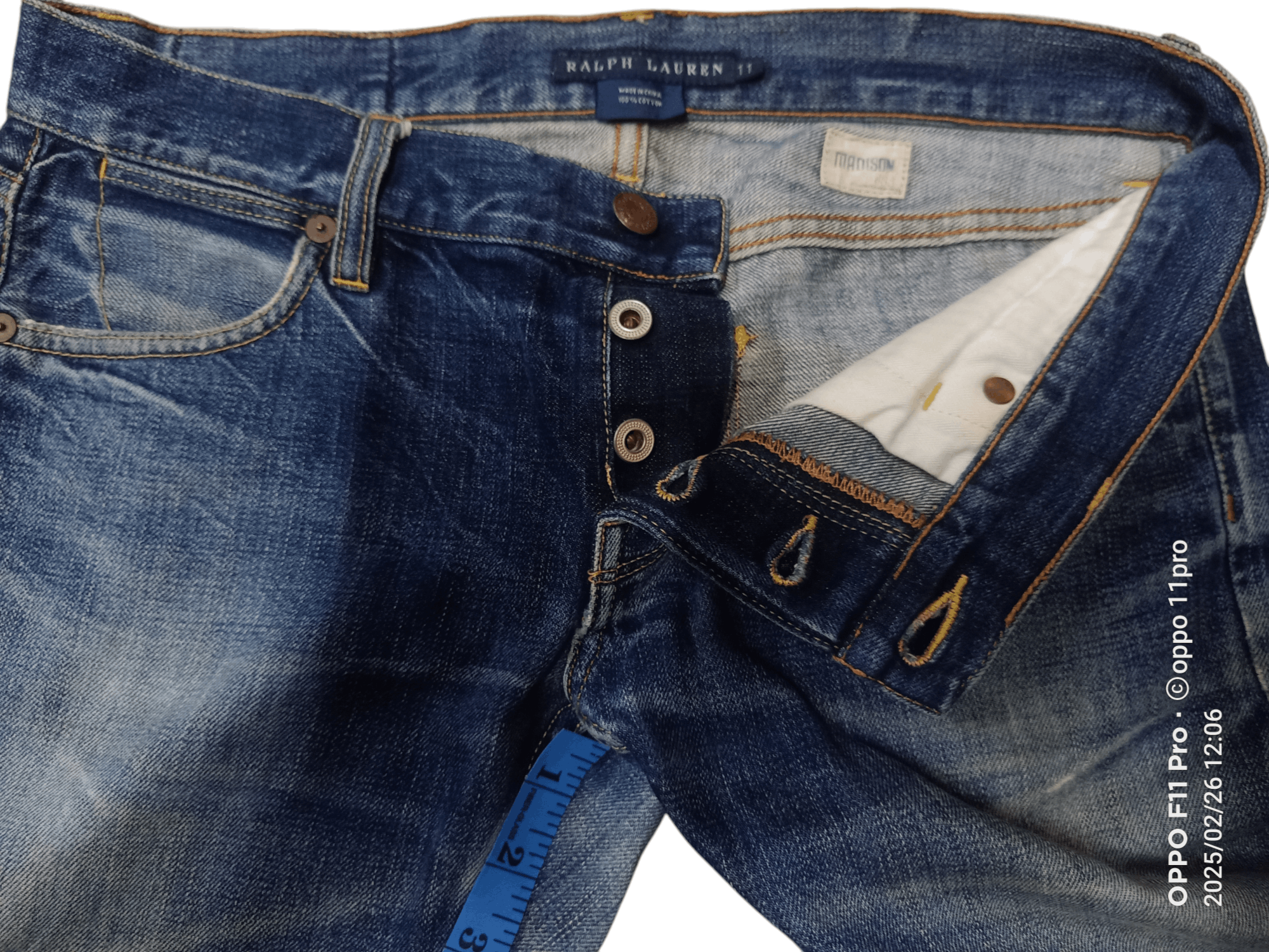 Polo Ralph Lauren × RRL Ralph Lauren Polo Ralph Lauren Denim Selvedge Pants Size 31" - 6 Thumbnail