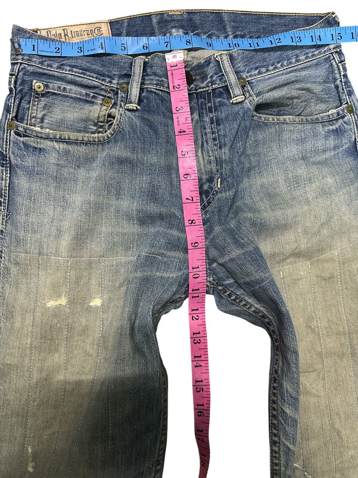 Polo Ralph Lauren Distress Polo Ralph Lauren Denim Jeans. Size US 30 / EU 46 - 16 Thumbnail