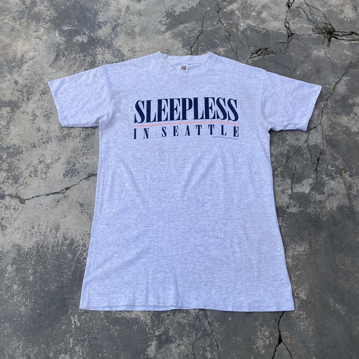 Vintage 1993 Sleepless In Seattle tee Size US XL / EU 56 / 4 - 1 Thumbnail