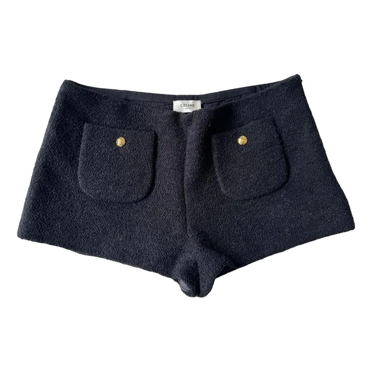 Celine Celine Tweed Hot Pants Mini Shorts Size 25" / US 0 / IT 36 - 2 Thumbnail