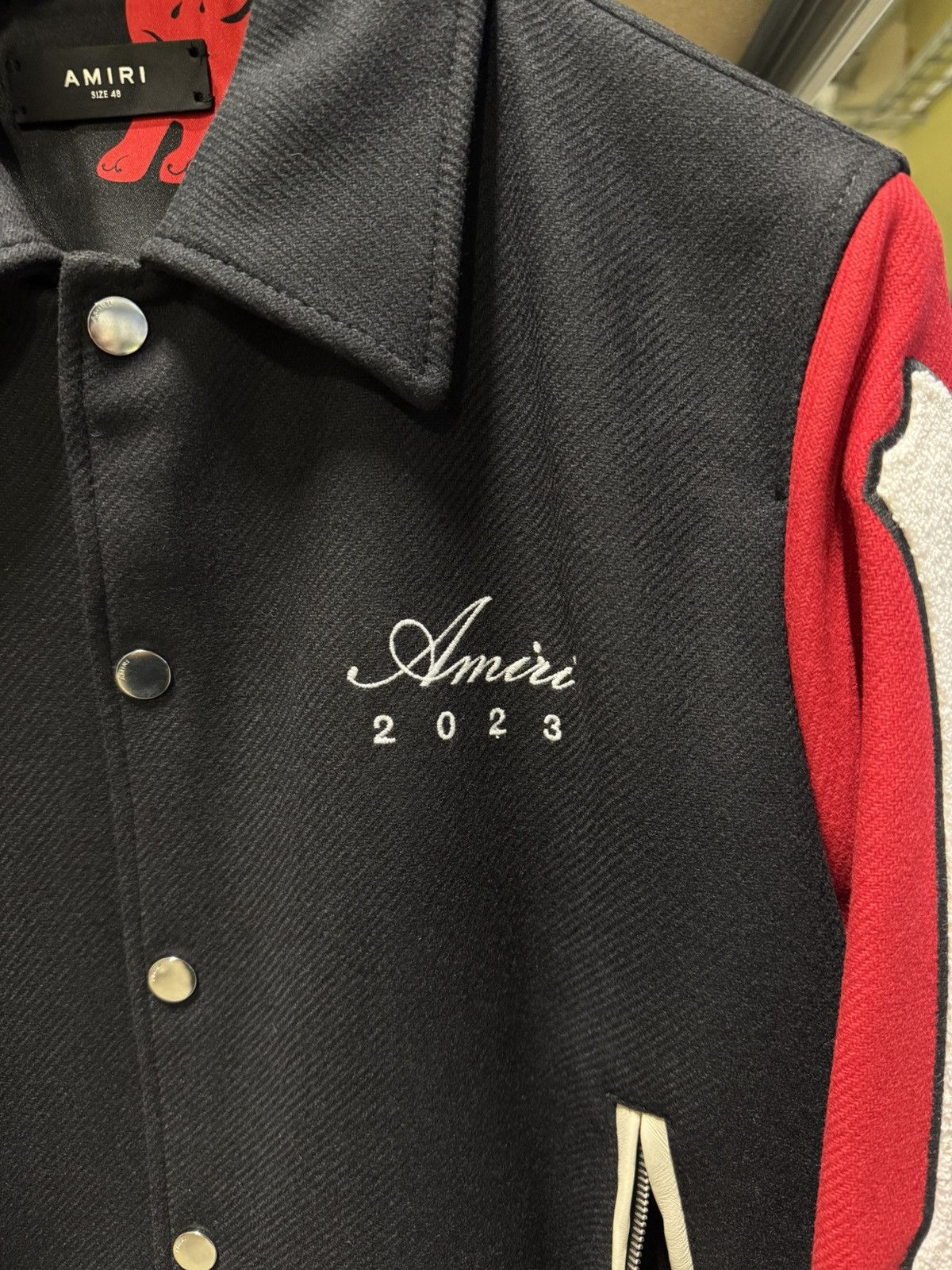 Amiri Amiri Bones Varsity Lunar Year Jacket NEW 2000$ Size US L / EU 52-54 / 3 - 3 Thumbnail