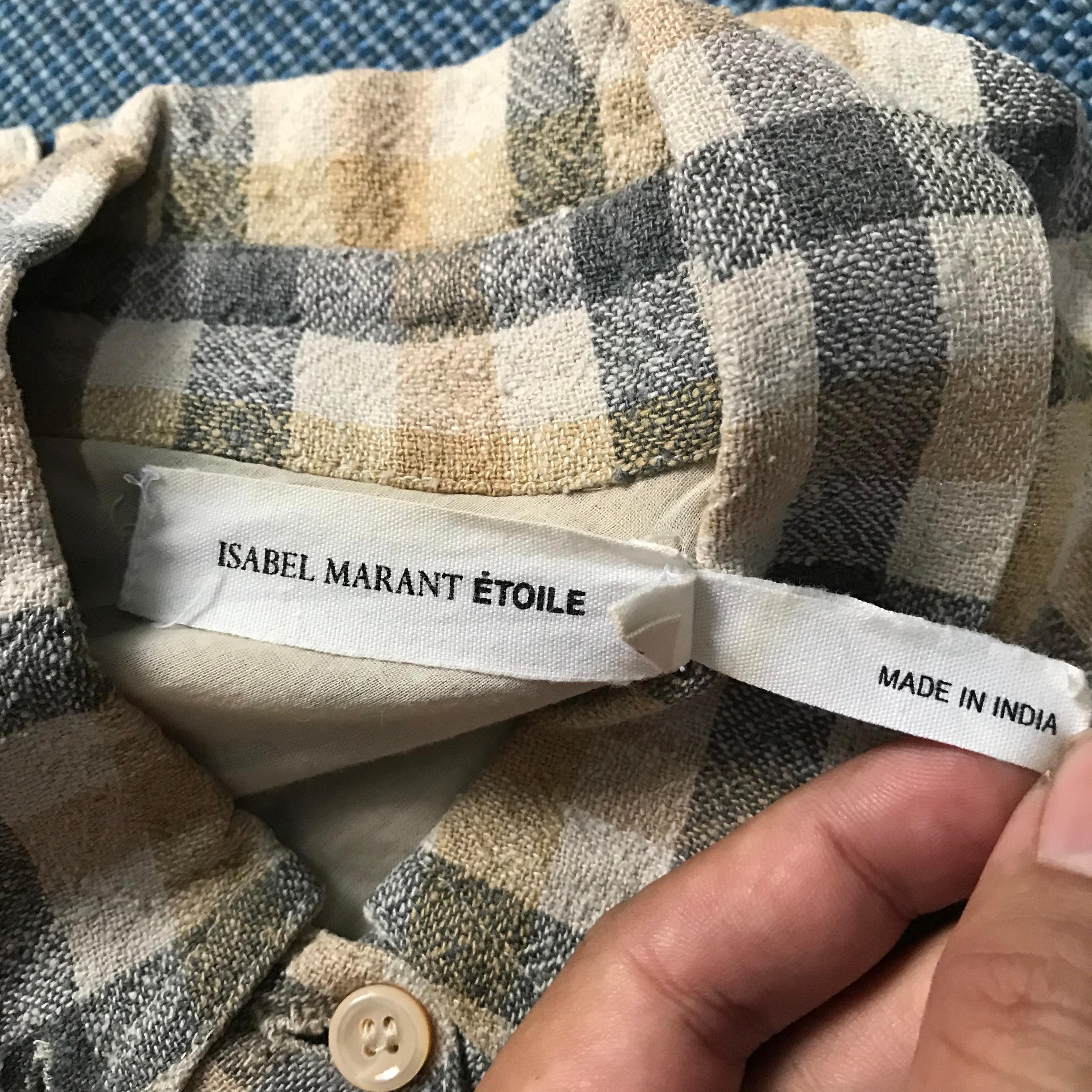 Isabel Marant Vintage Isabel Marant designer Flannel Shirt Size US S / EU 44-46 / 1 - 7 Thumbnail