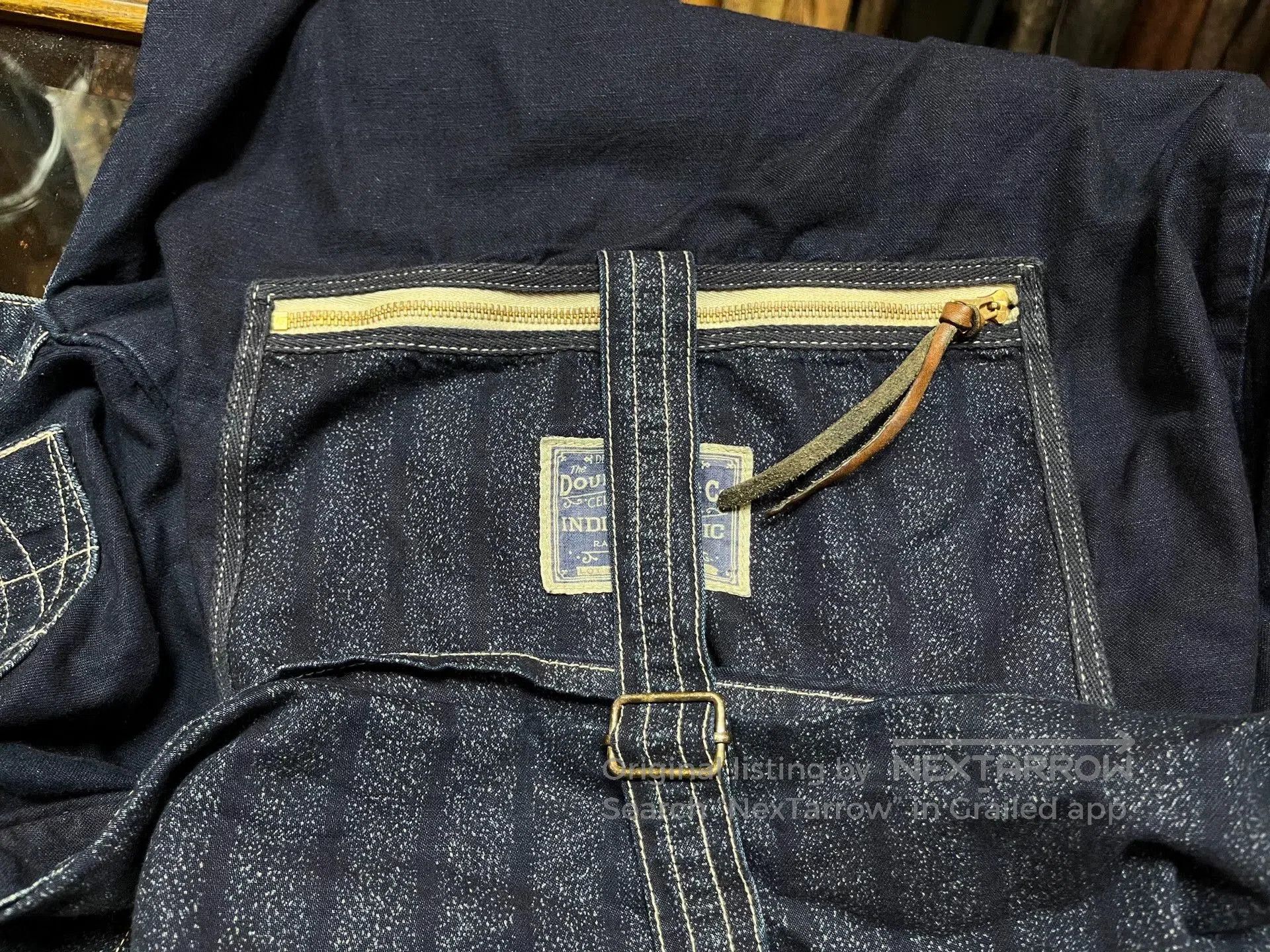 RRL Ralph Lauren RRL Indigo Dyed Motorcycle Bag. Size ONE SIZE - 7 Thumbnail