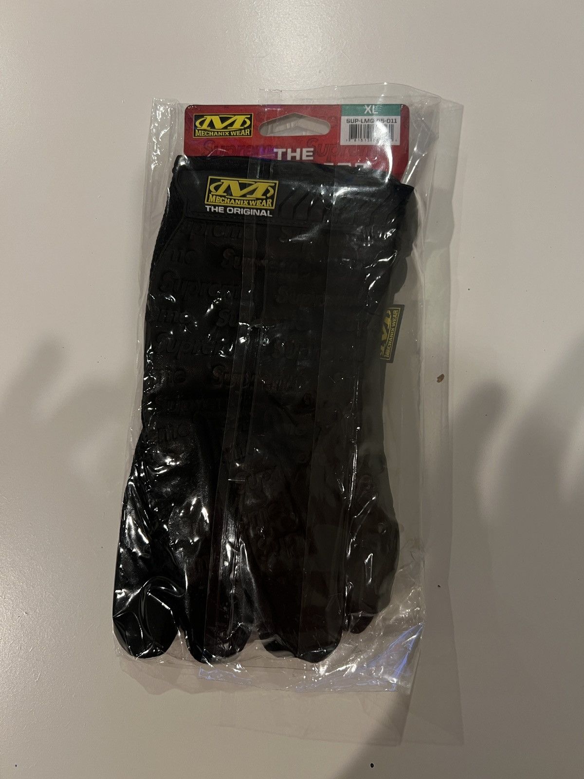 image of Supreme Mechanix Leather Work Glove XL in Black, Men's