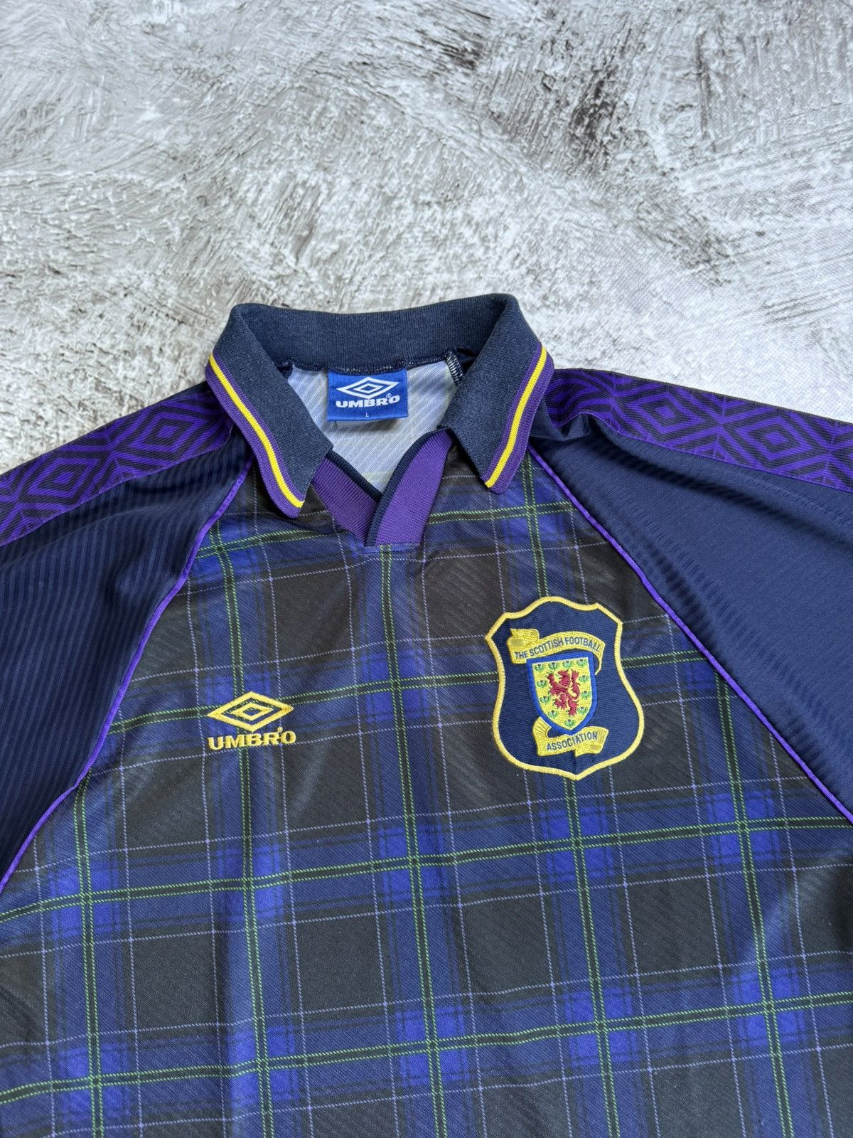 Umbro × Vintage Umbro Scotland 1994 1996 home soccer jersey football shirt Size US L / EU 52-54 / 3 - 2 Thumbnail