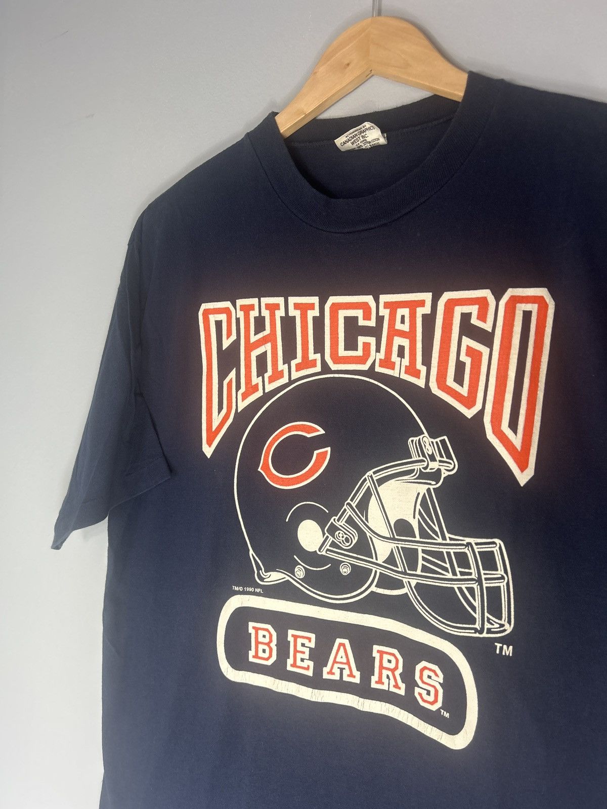 NFL Vintage 1990 Chicago Bears NFL Tee Size US M / EU 48-50 / 2 - 4 Thumbnail