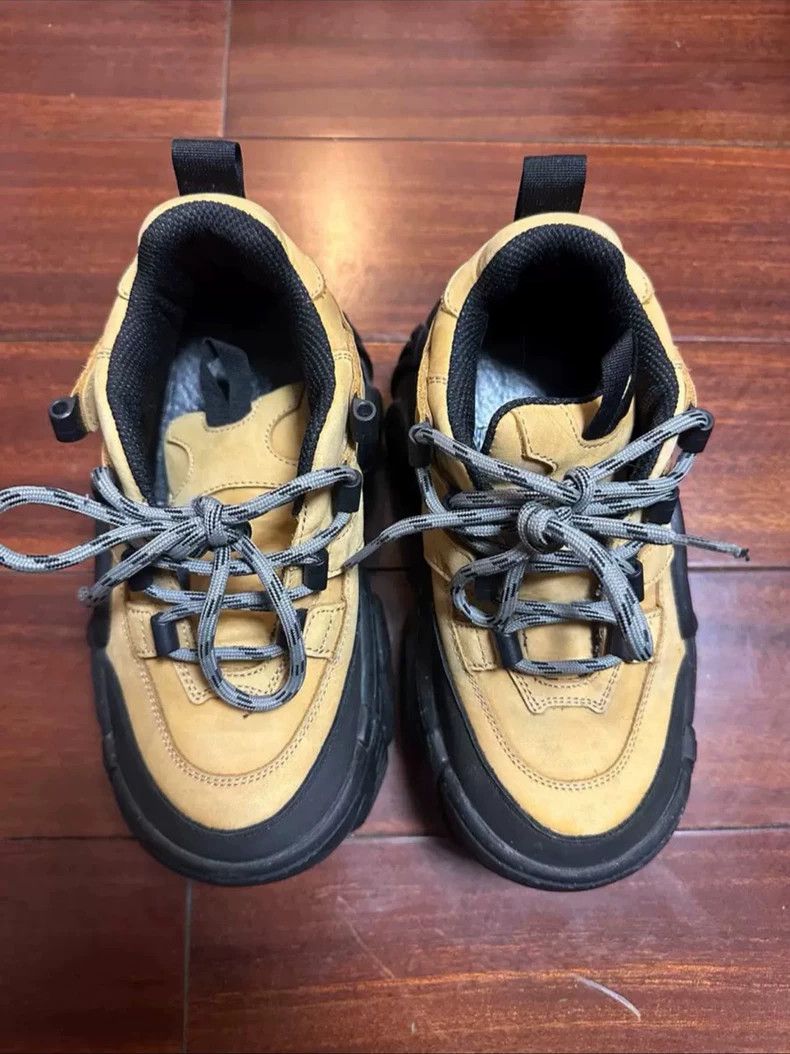 Vetements vetements Yellow Suede Tank Shoes Size US 5.5 / IT 35.5 - 1 Thumbnail