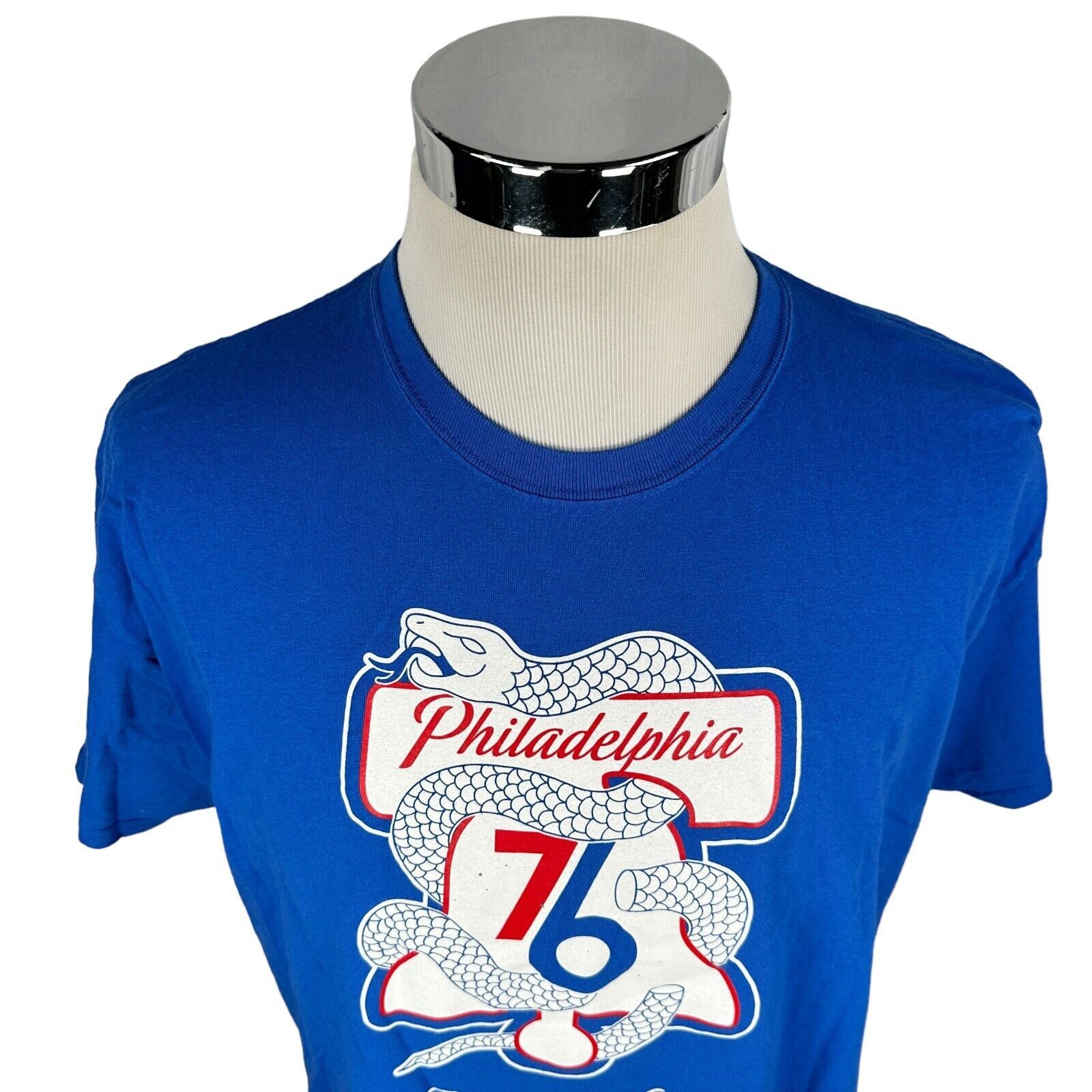 Gildan Philadelphia 76ers T-Shirt XL Blue Snake Phila Unite Crew Size US XL / EU 56 / 4 - 2 Thumbnail