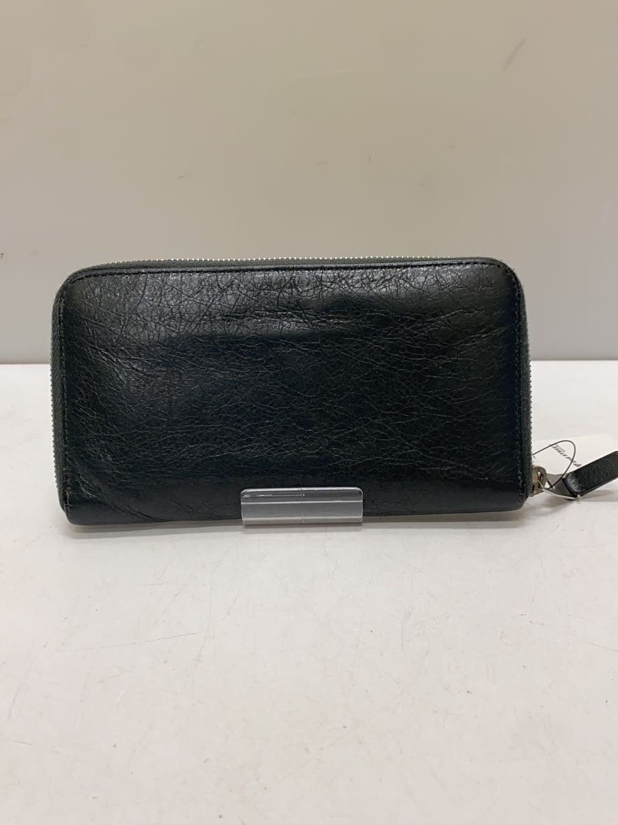 Balenciaga Balenciaga Leather Long Wallet Black Size ONE SIZE - 2 Thumbnail