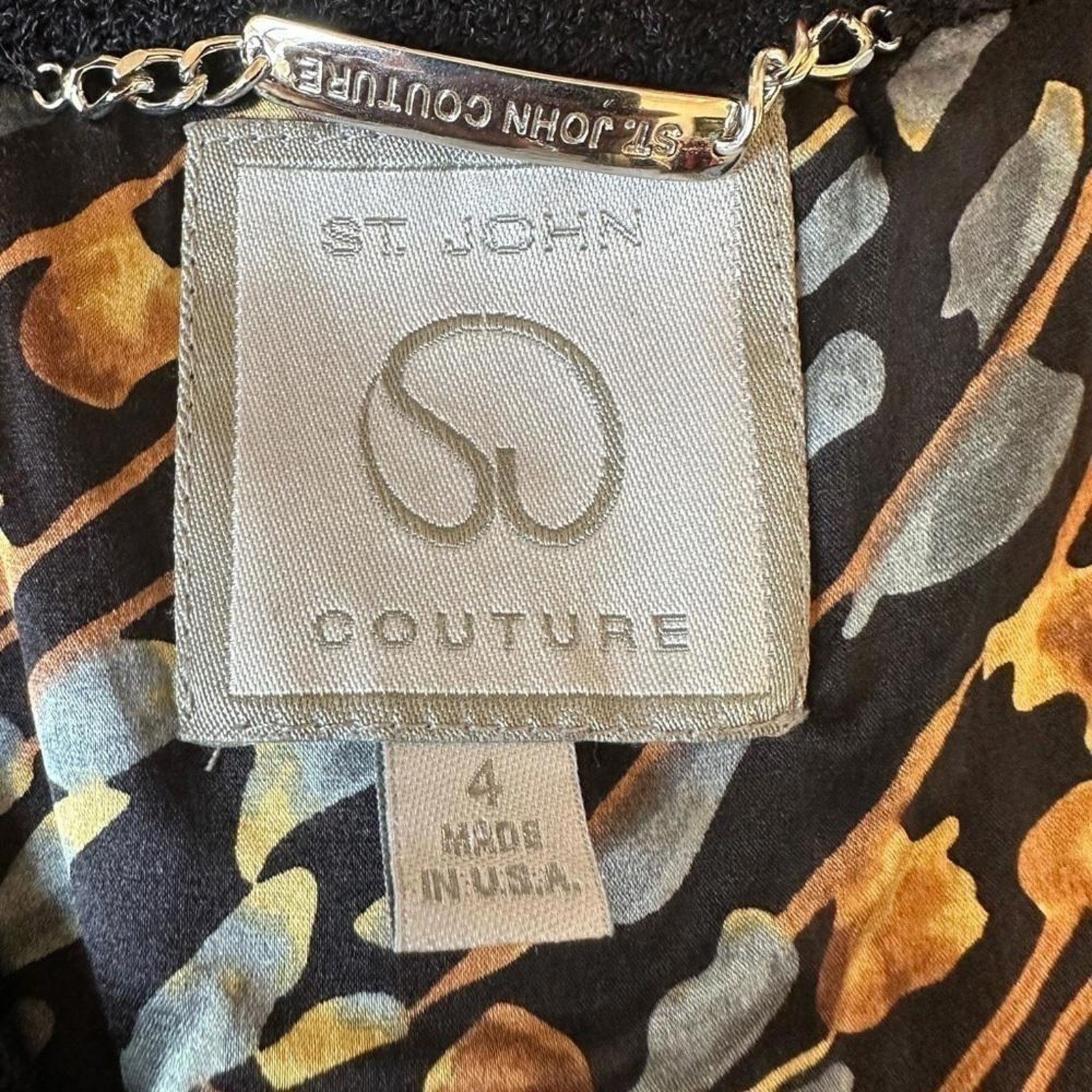 St. John St John Couture Women's Skirt Suit Set Size S / US 4 / IT 40 - 6 Thumbnail