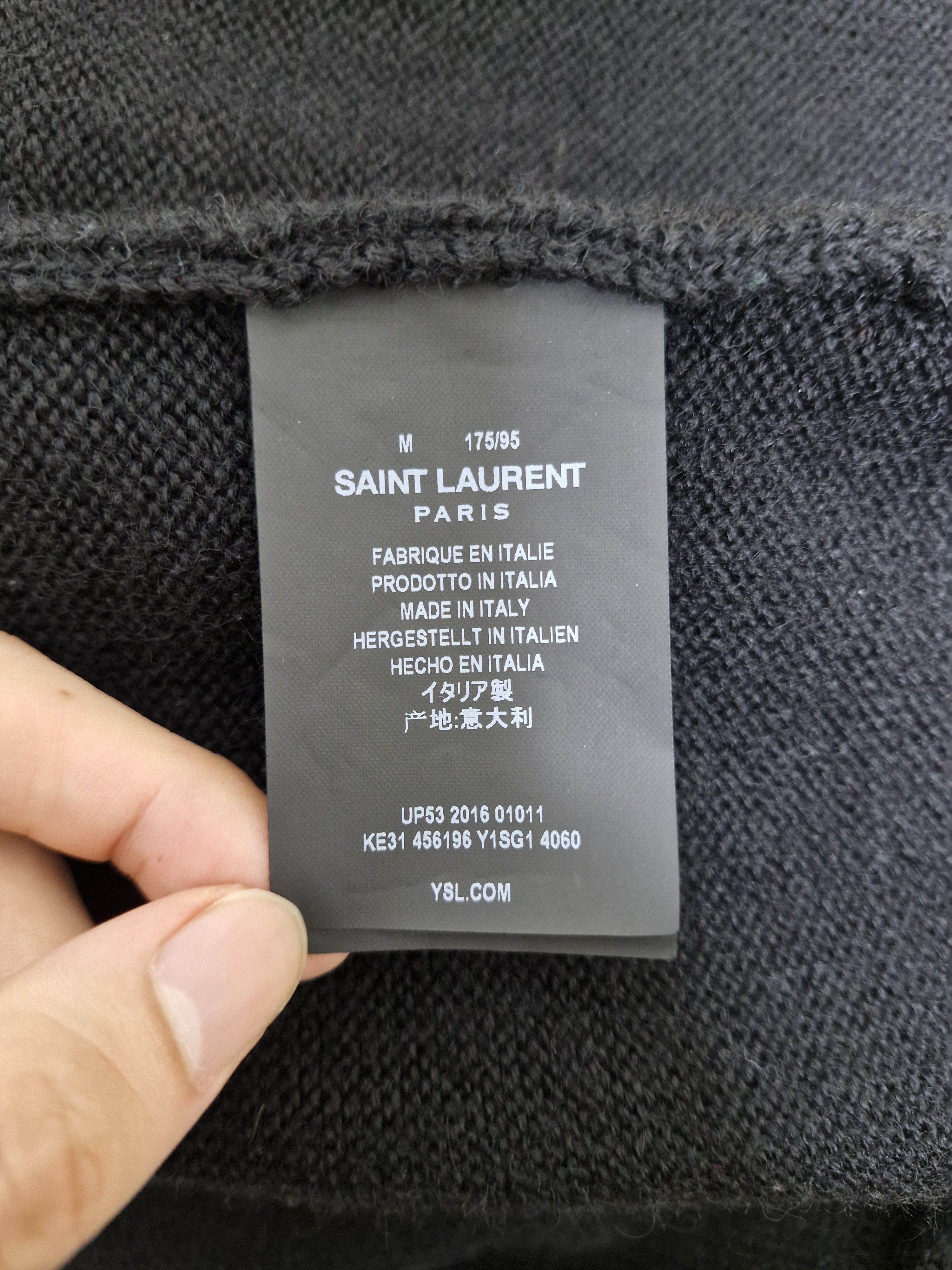 Saint Laurent Paris SLP SAINT LAURENT PARIS SS17 Sweet Dreams Shark Cardigan Size US M / EU 48-50 / 2 - 7 Thumbnail
