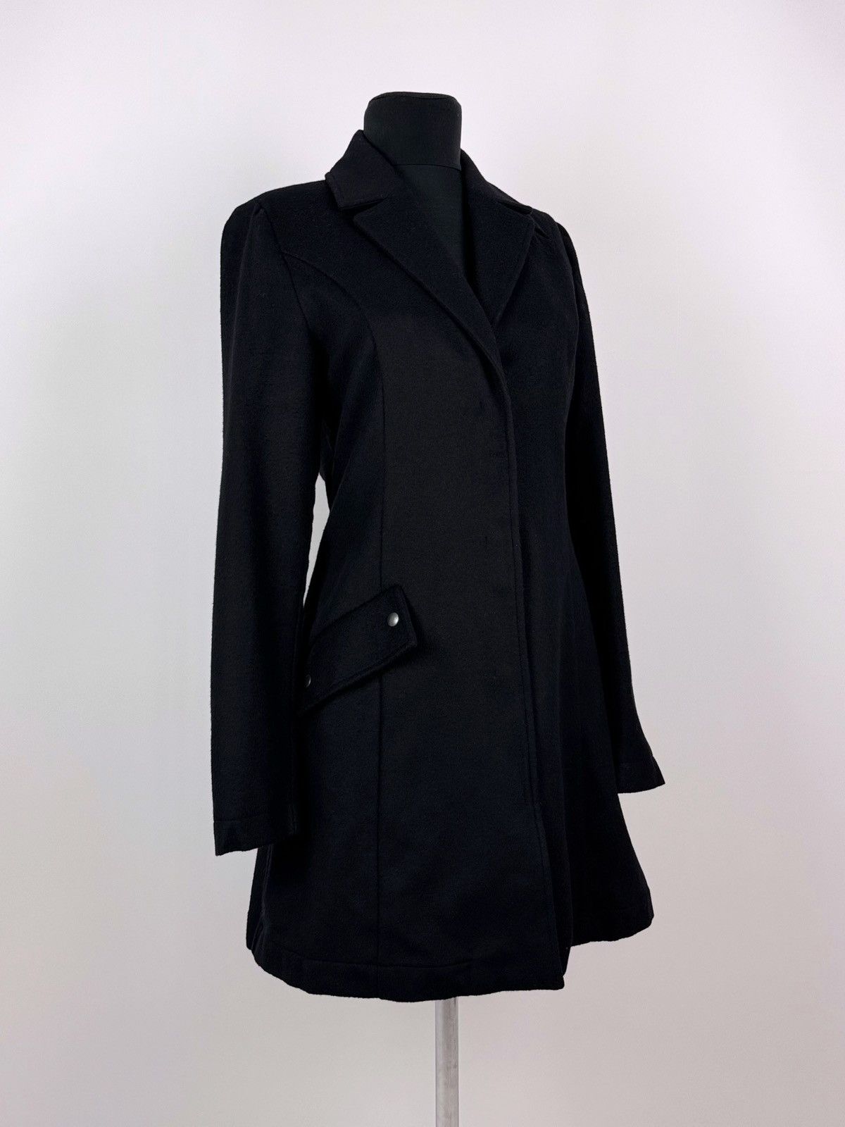 Sarah Pacini Sarah Pacini Wool Blend Mid Coat Jacket Size XS / US 0-2 / IT 36-38 - 1 Thumbnail