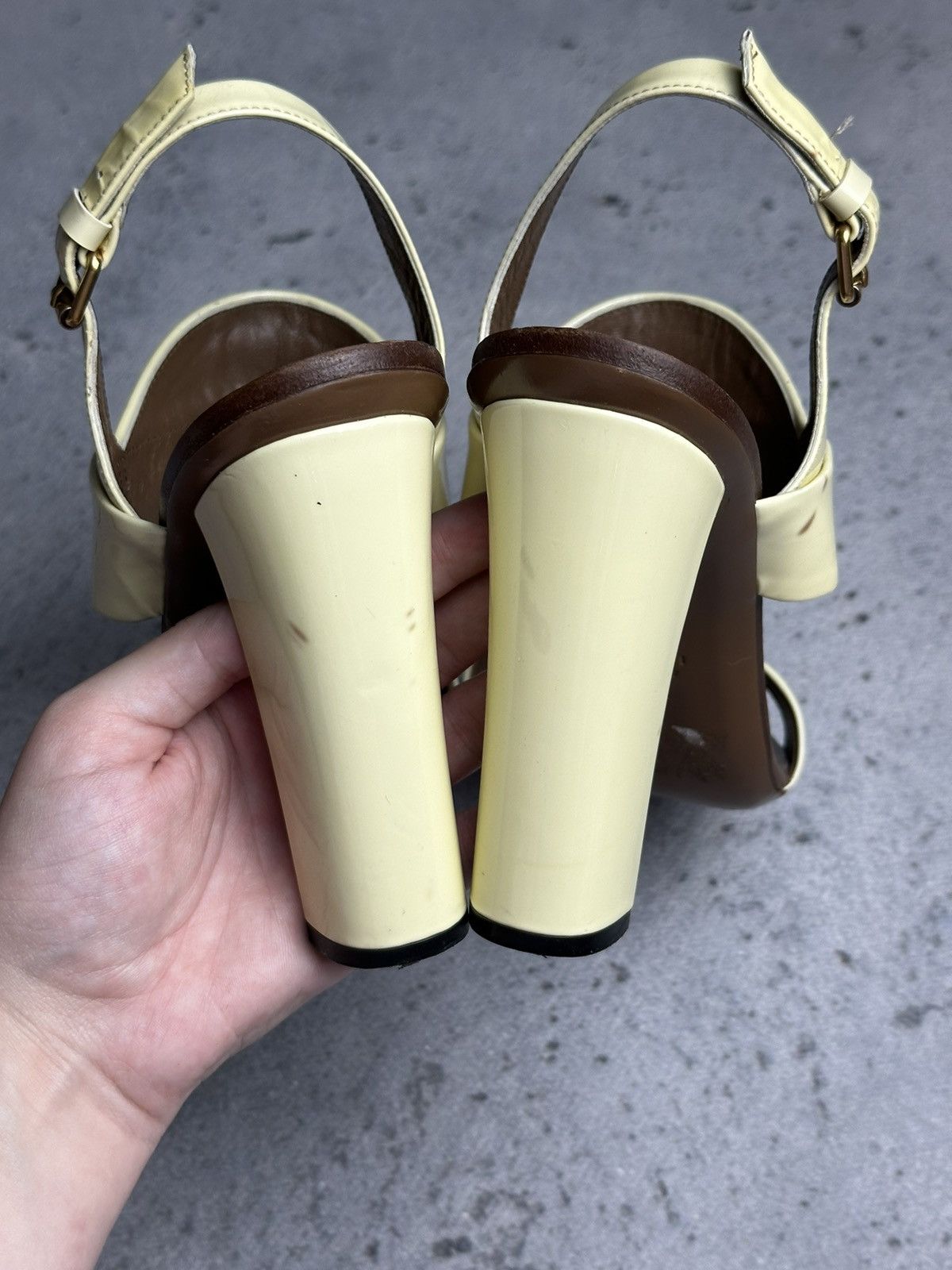 Gucci Gucci Leather Alyssa Horsebit Ankle Strap Sandals y2k Rare Size US 9 / IT 39 - 10 Thumbnail