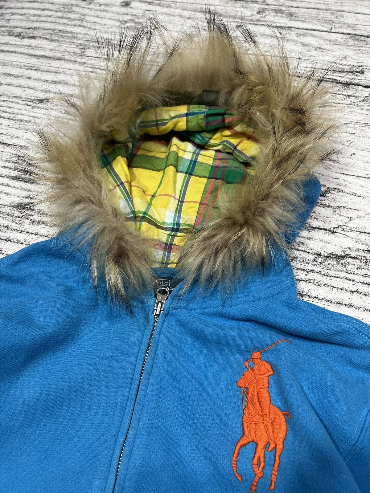 Number (N)ine 2000s Polo Ralph Lauren Rrl Y's Fur Plaid Zip y2k Lgb Ifsix Size US M / EU 48-50 / 2 - 2 Thumbnail