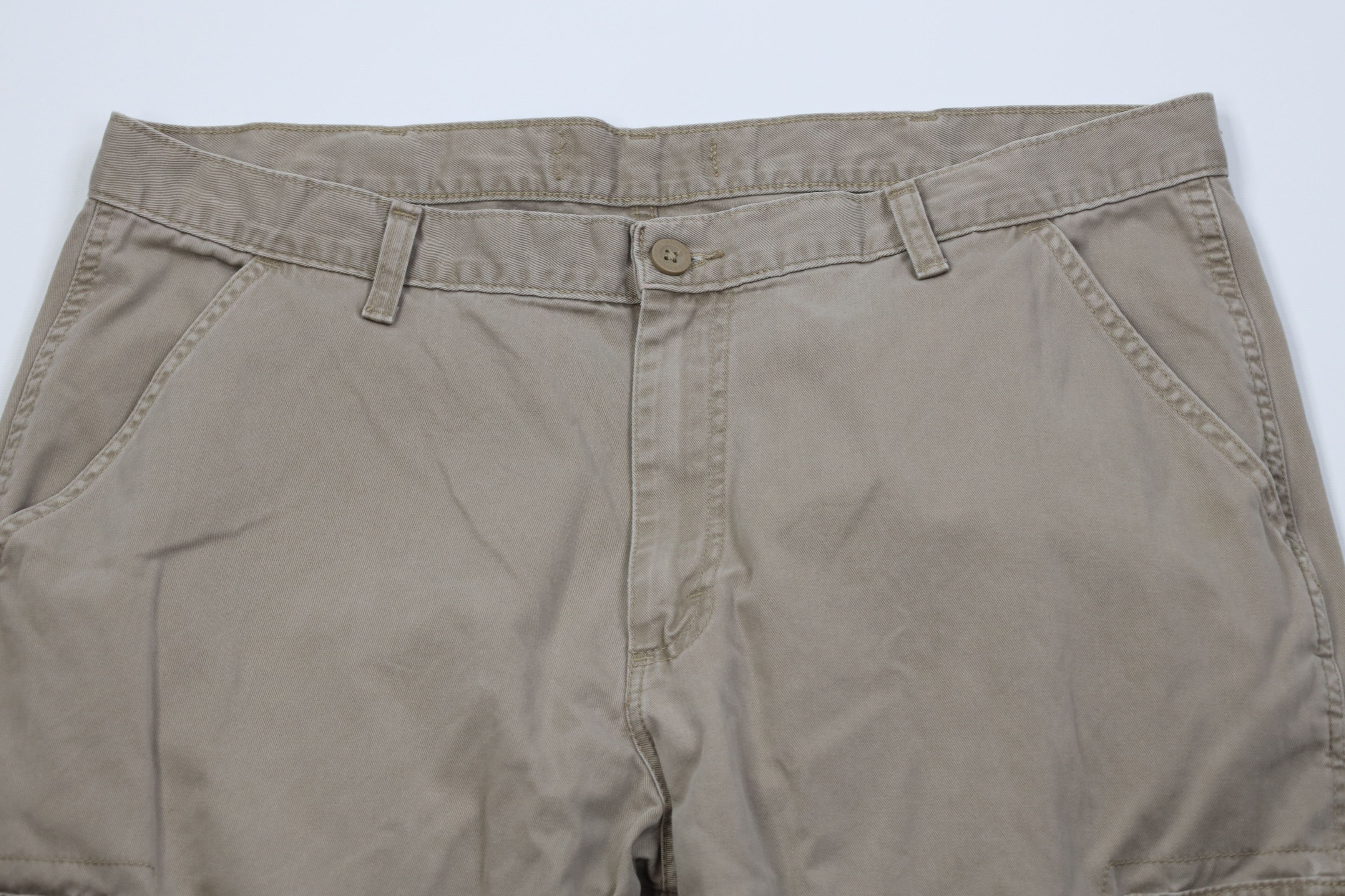 Wrangler Vintage Y2K Wrangler Wide Leg Cargo Pants Trousers Khaki Size US 38 / EU 54 - 2 Thumbnail