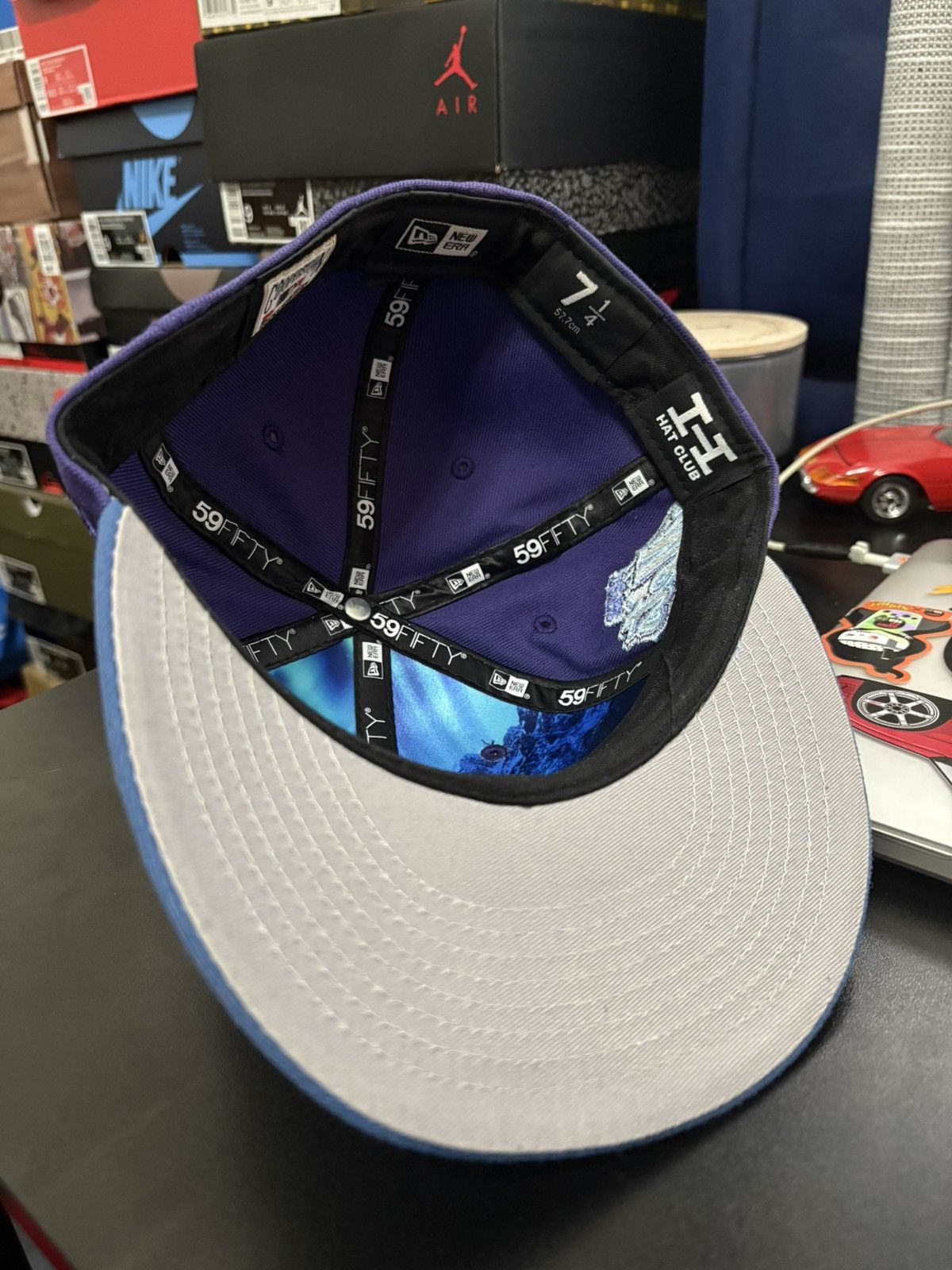 Hat Club × New Era 7 1/4 HatClub Northern Lights NY Mets Size ONE SIZE - 5 Thumbnail