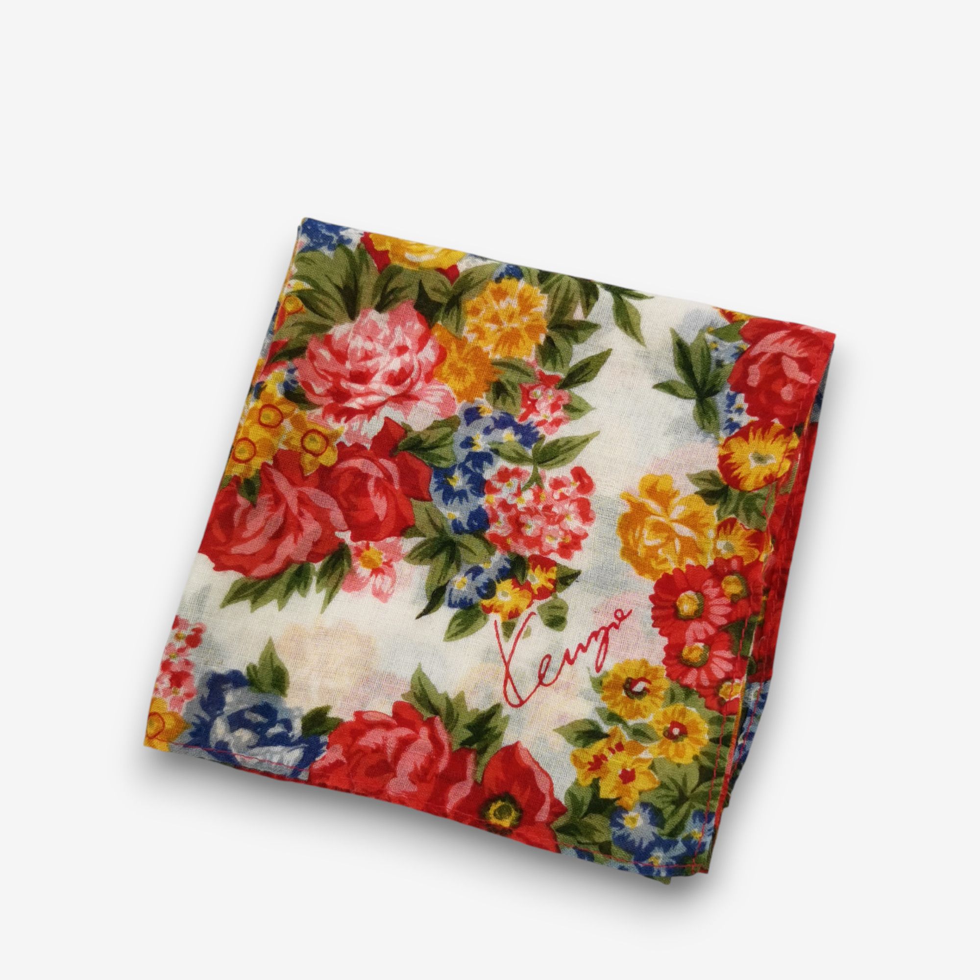 Kenzo Vintage Kenzo Handkerchief Neckerchief Bandana Size ONE SIZE - 4 Thumbnail