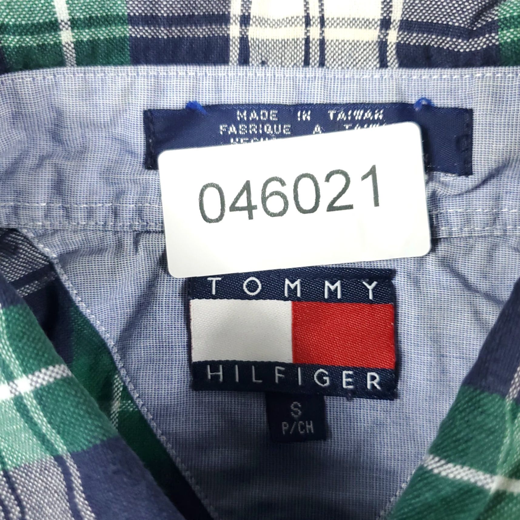 Tommy Hilfiger Tommy Hilfiger Shirt Mens Small Blue Green Plaid Button Up Short Sleeve Casual Size US S / EU 44-46 / 1 - 7 Thumbnail