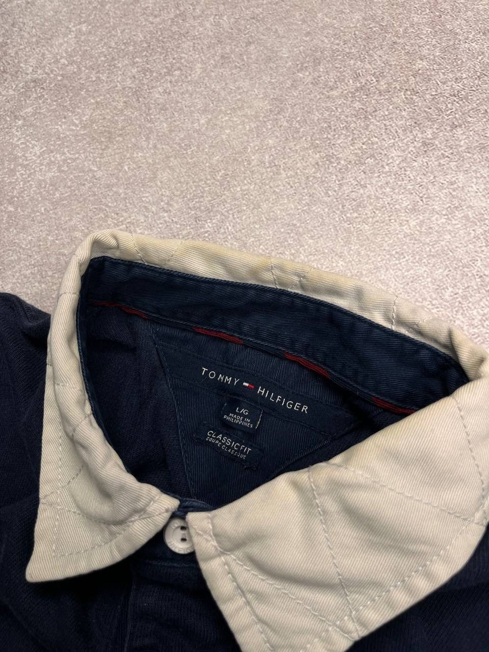 Tommy Hilfiger Vintage Tommy Hilfiger Big Logo Boxy Rugby Shirt Y2K L Size US L / EU 52-54 / 3 - 3 Thumbnail