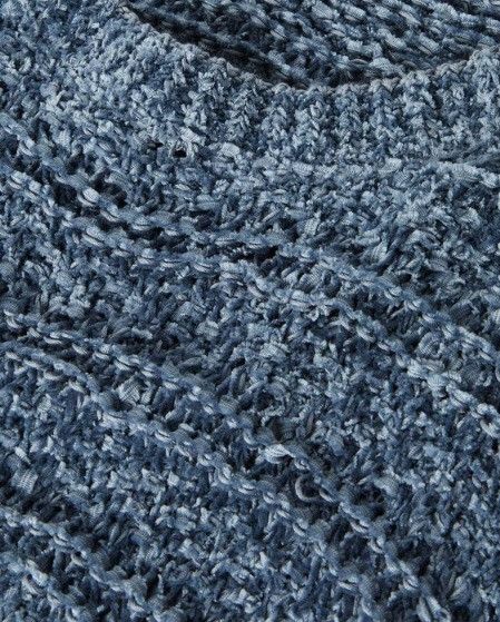 Loro Piana o1w1db10825 FAO8347 Val D'egua Crewneck Sweater in Blue Size XS / US 0-2 / IT 36-38 - 3 Thumbnail