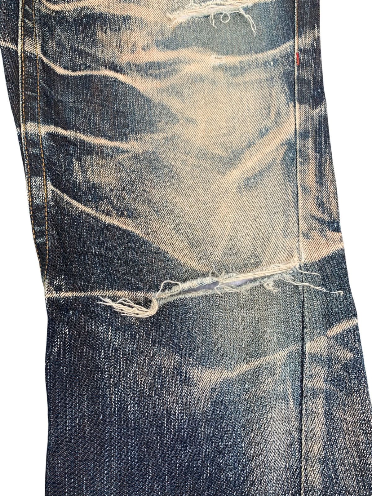 Tornado Mart FLARE TORNADO MART MUDWASH DISTRESSED DENIM Size US 34 / EU 50 - 13 Thumbnail