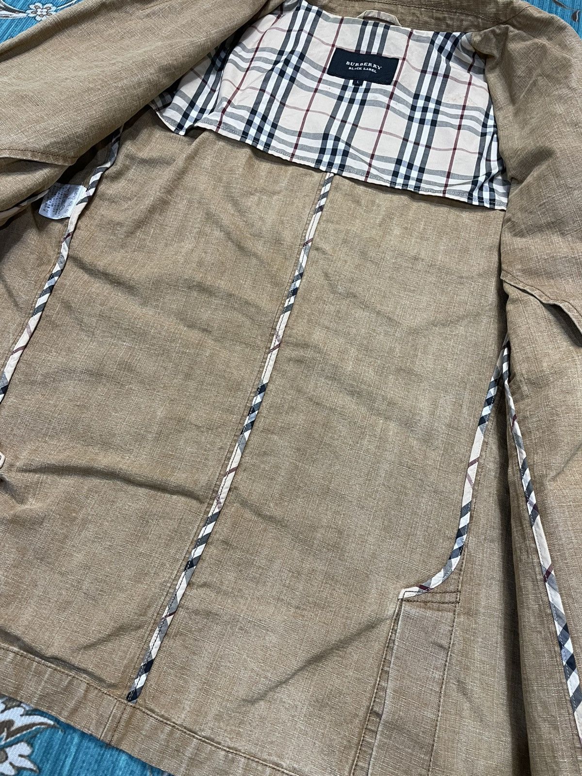 Burberry Vintage Burberry Black Label Nova Check Jacket Size US L / EU 52-54 / 3 - 3 Thumbnail